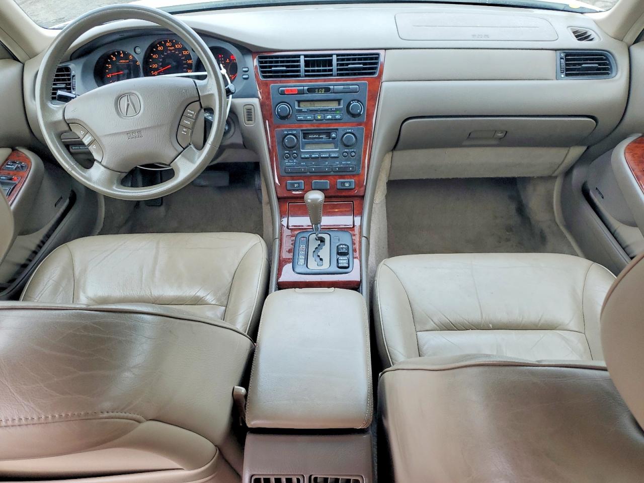 2000 Acura 3.5rl White vin: JH4KA965XYC013621