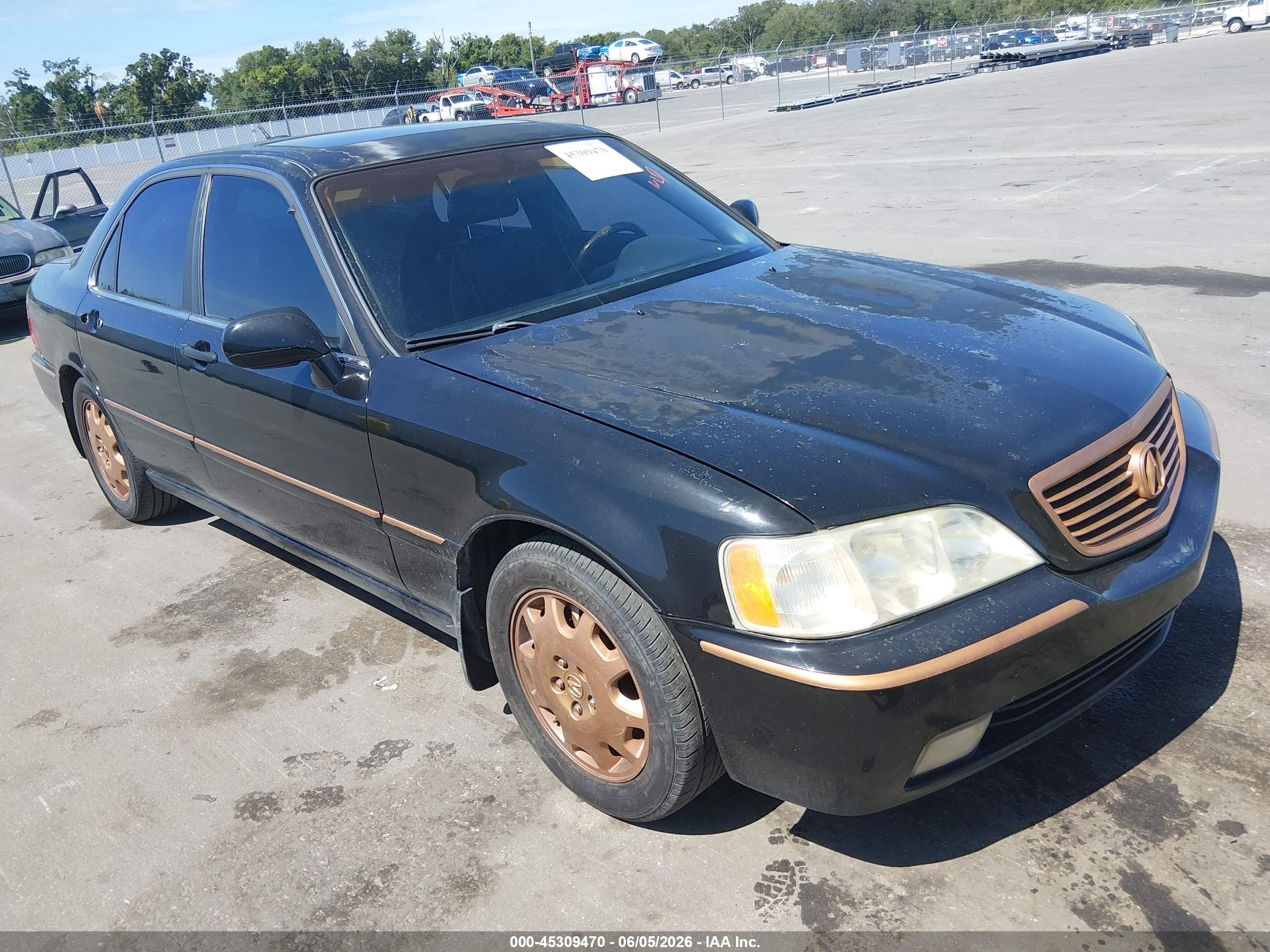 2004 Acura Rl 3.5 Black vin: JH4KA96604C006616