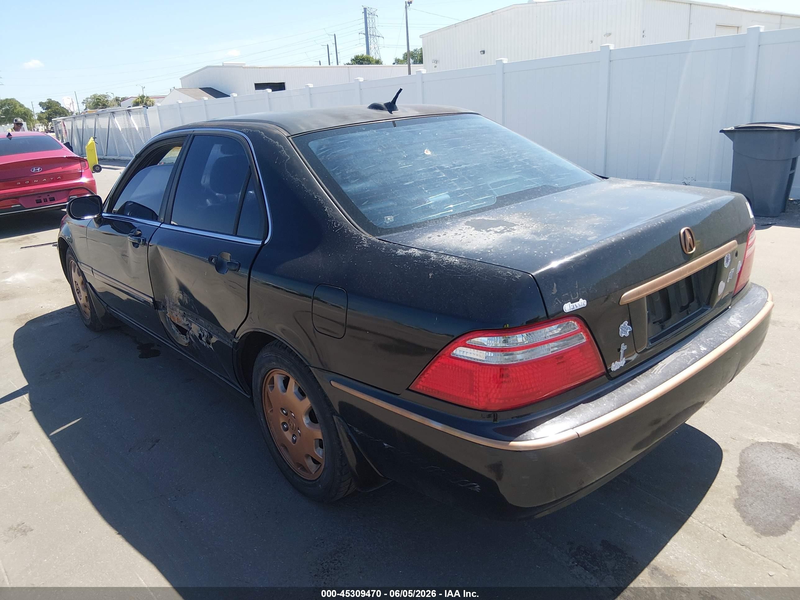 2004 Acura Rl 3.5 Black vin: JH4KA96604C006616