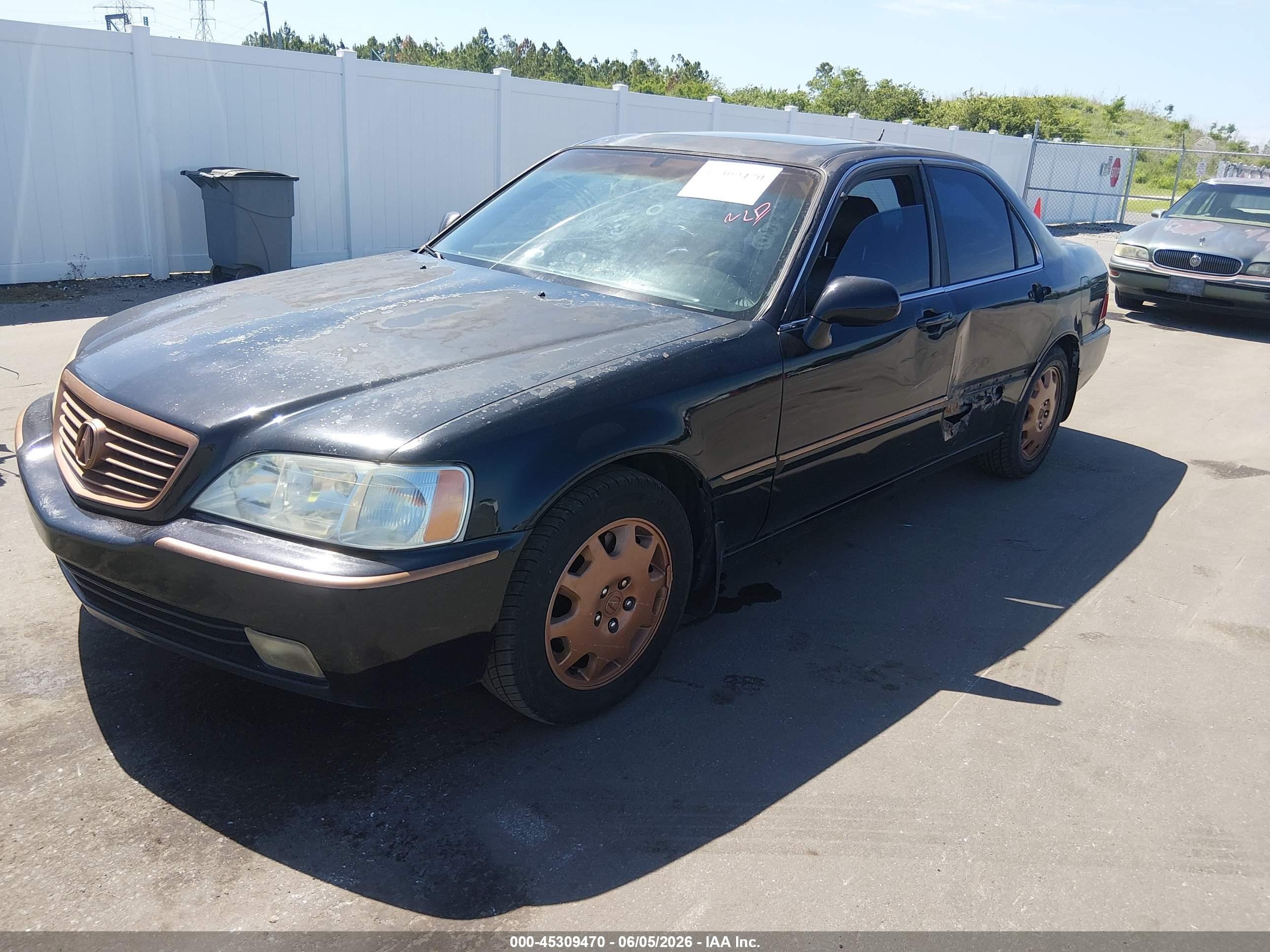 2004 Acura Rl 3.5 Black vin: JH4KA96604C006616