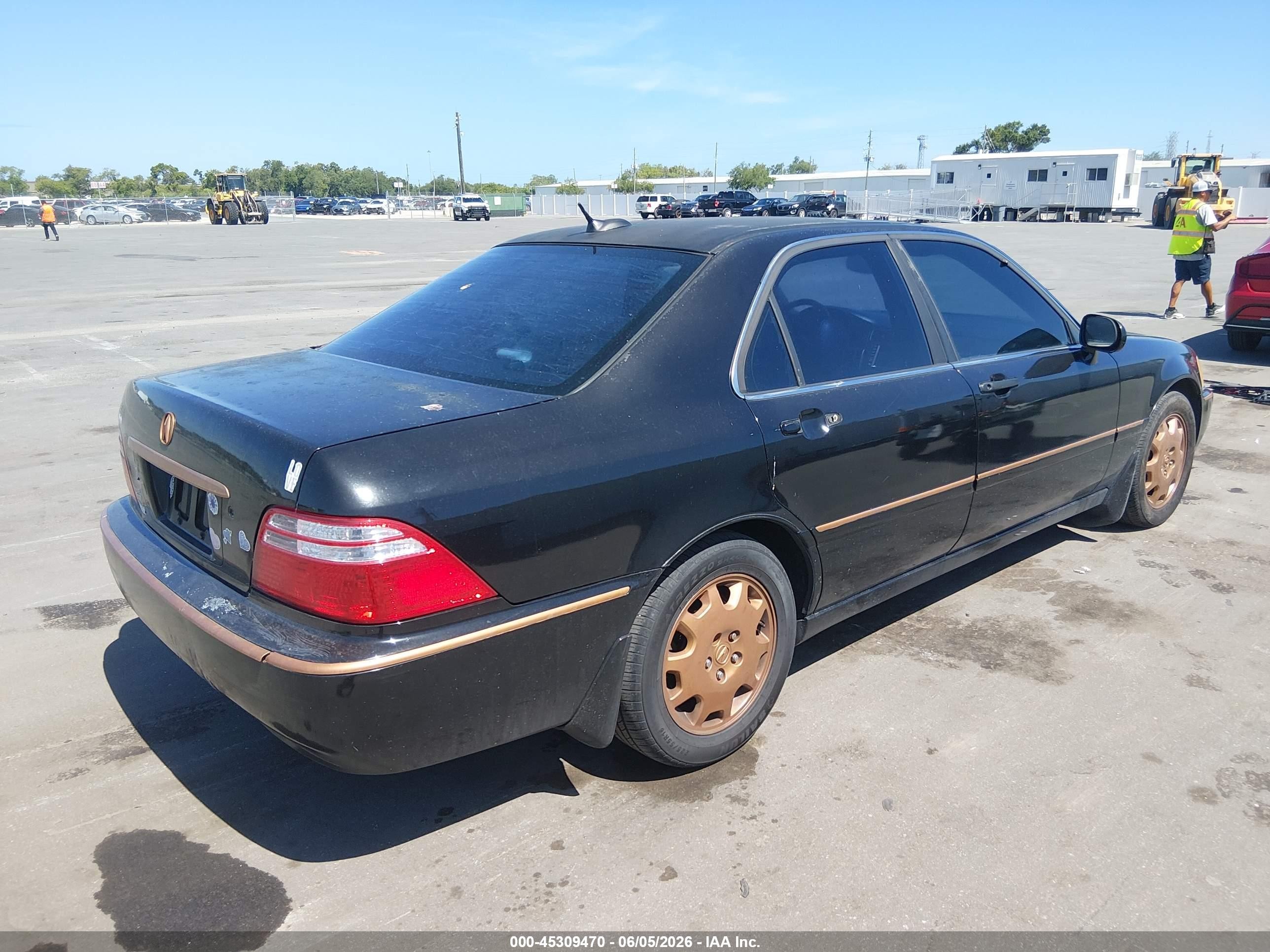 2004 Acura Rl 3.5 Black vin: JH4KA96604C006616