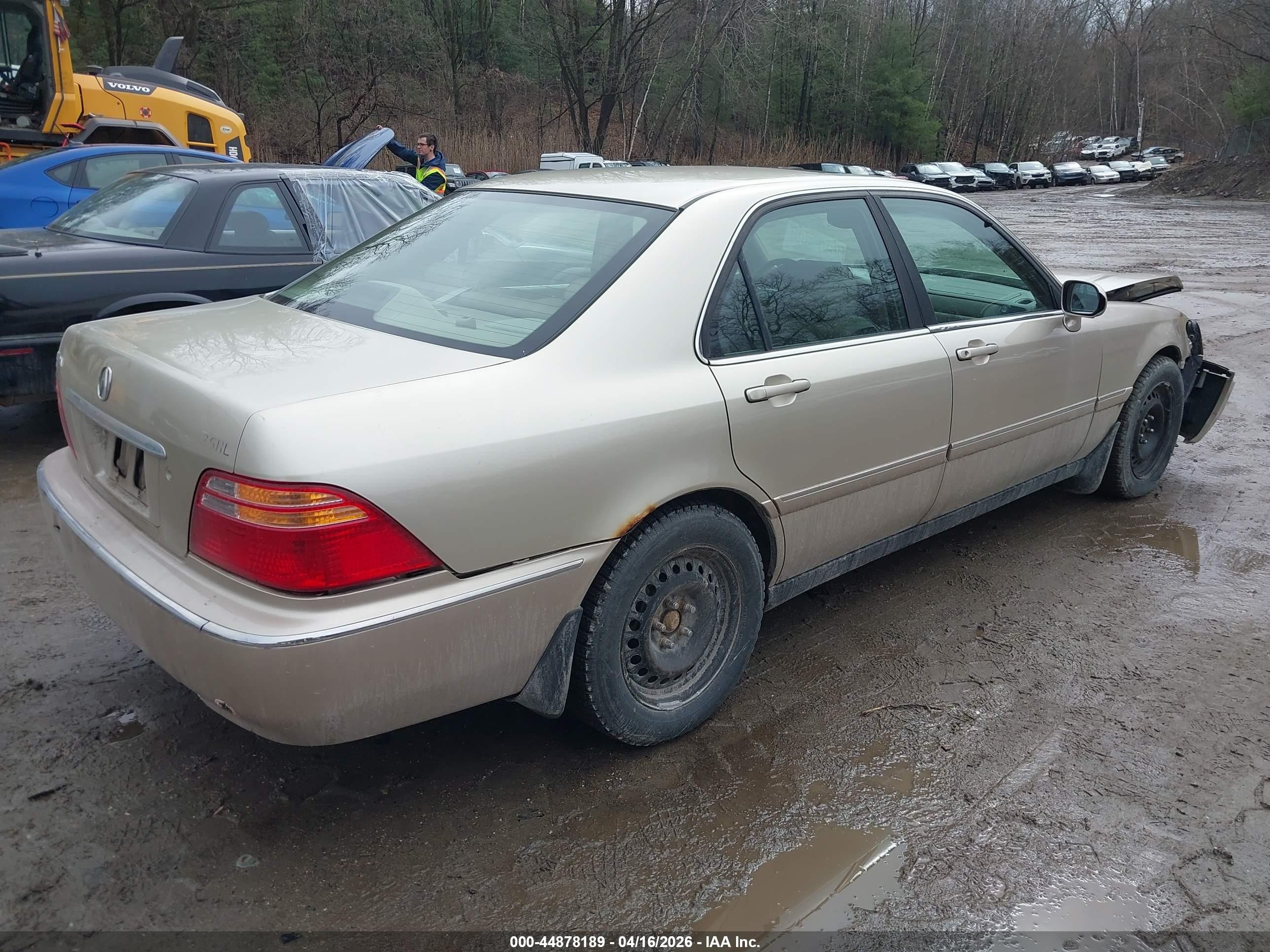 2000 Acura Rl 3.5 Champagne vin: JH4KA9661YC013645