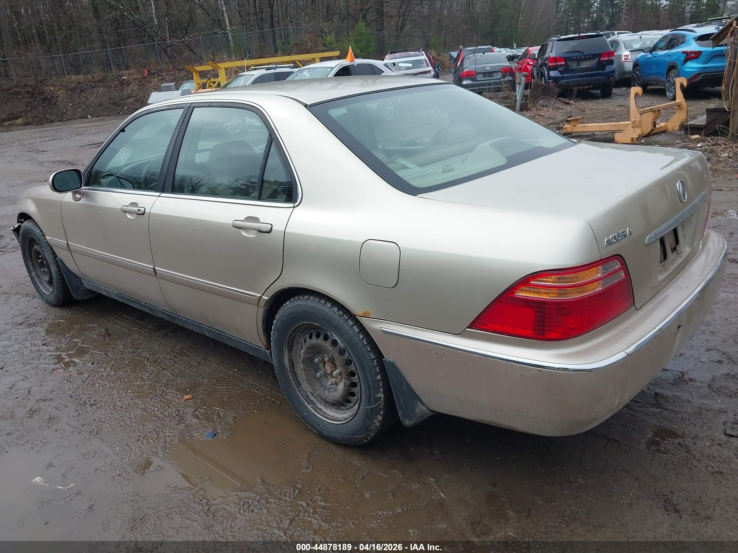 2000 Acura Rl 3.5 Champagne vin: JH4KA9661YC013645