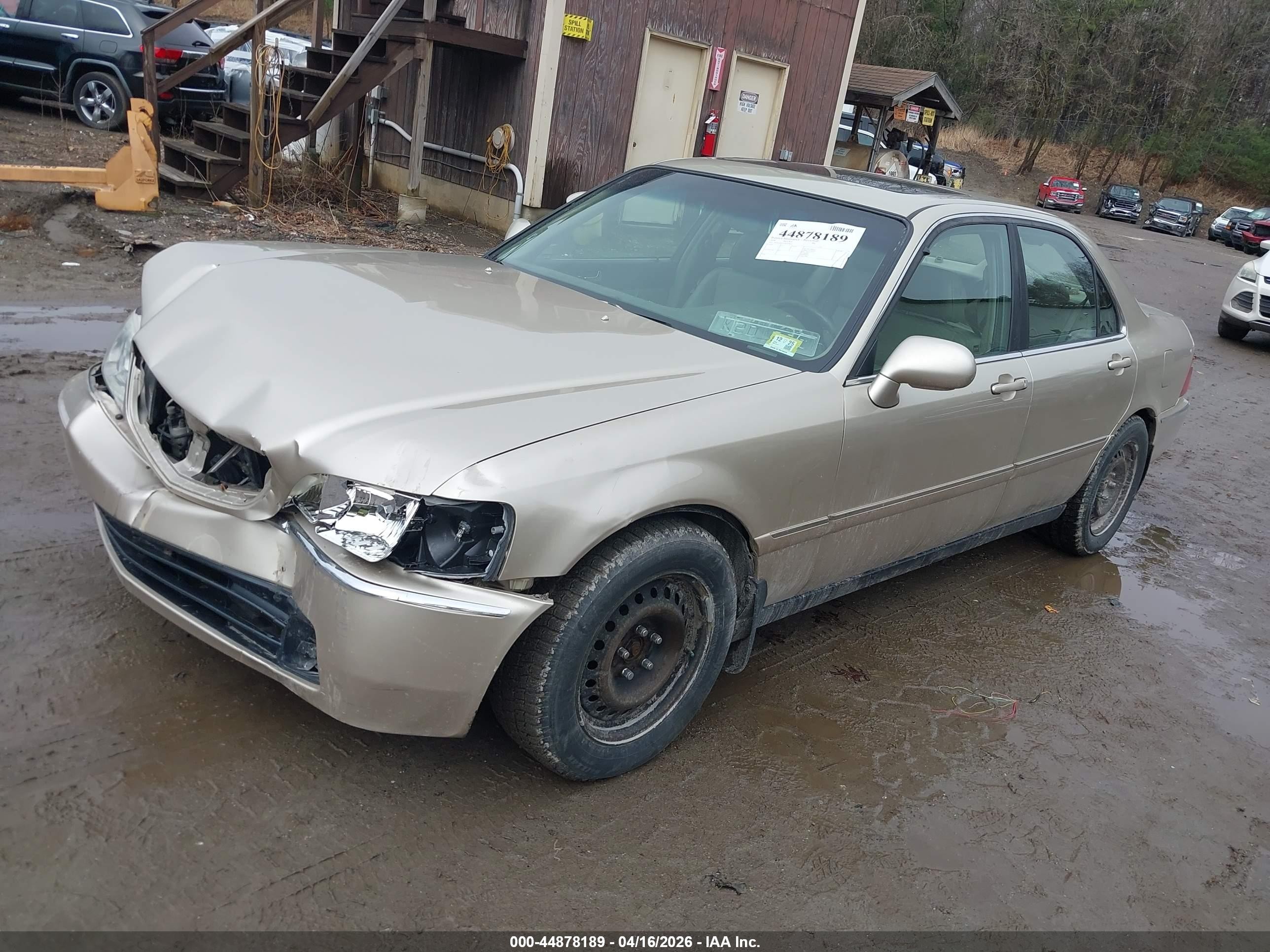 2000 Acura Rl 3.5 Champagne vin: JH4KA9661YC013645