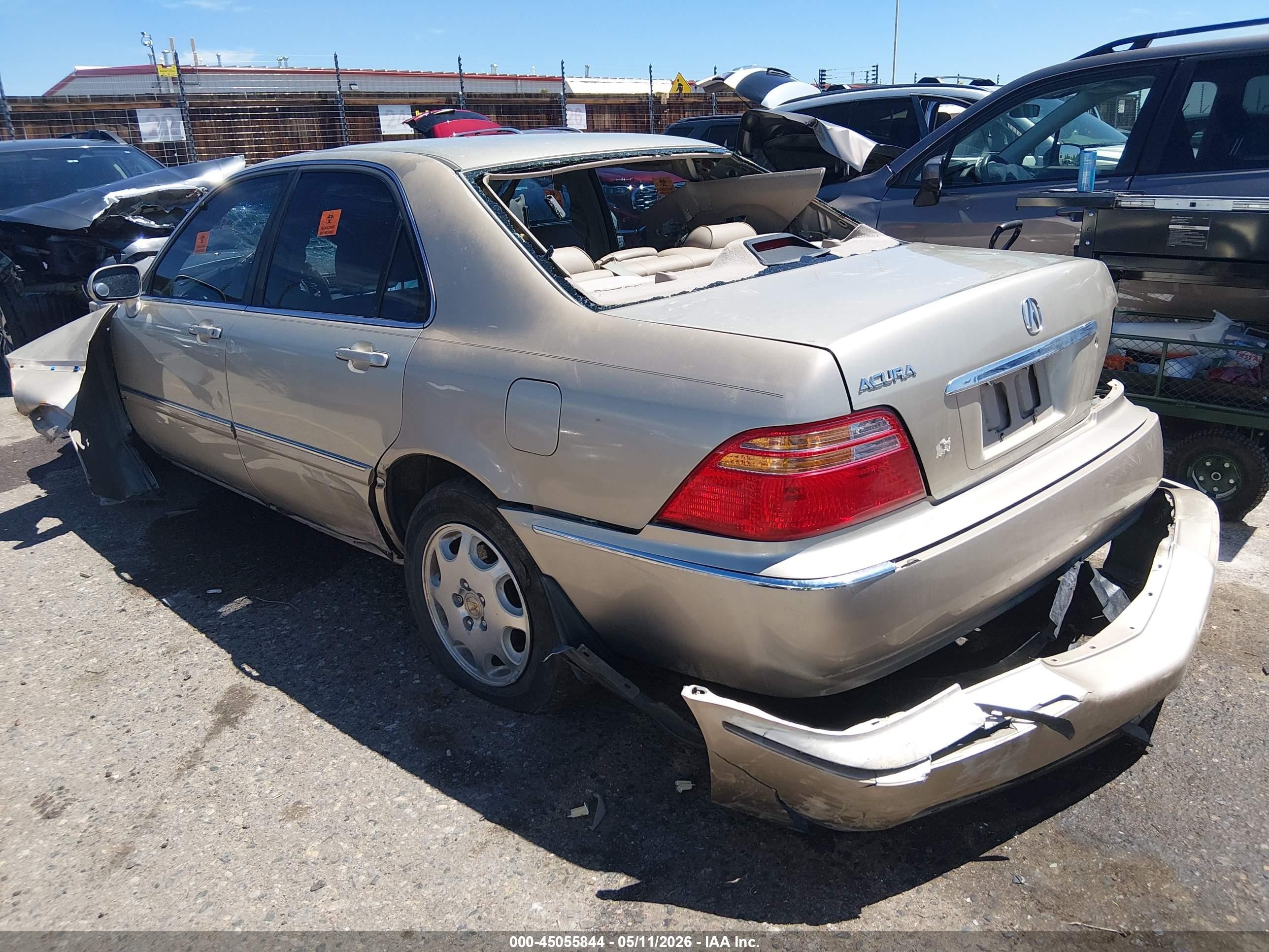 2000 Acura Rl 3.5 Gold vin: JH4KA9664YC009136