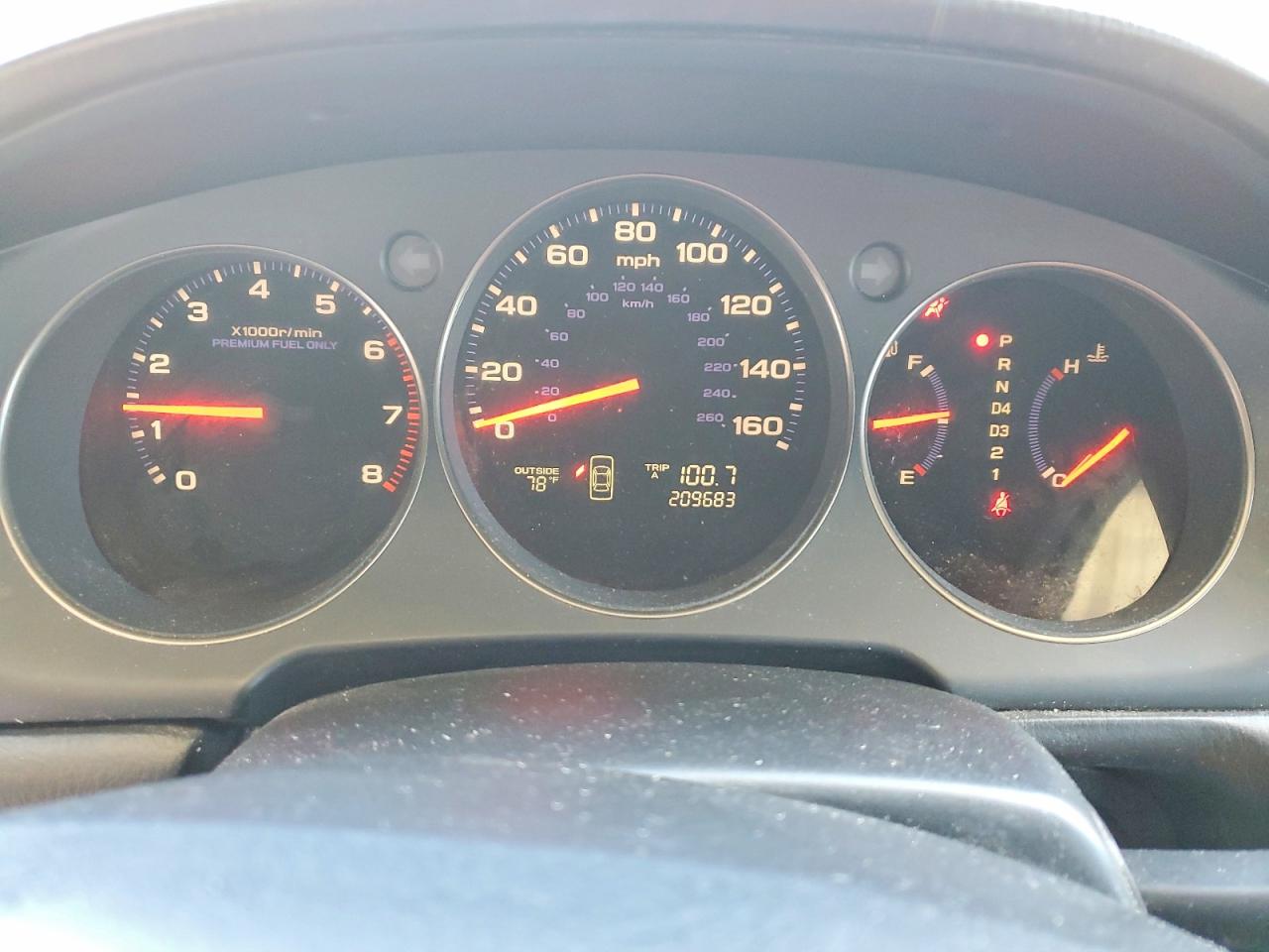 2004 Acura 3.5rl Gray vin: JH4KA96654C003890