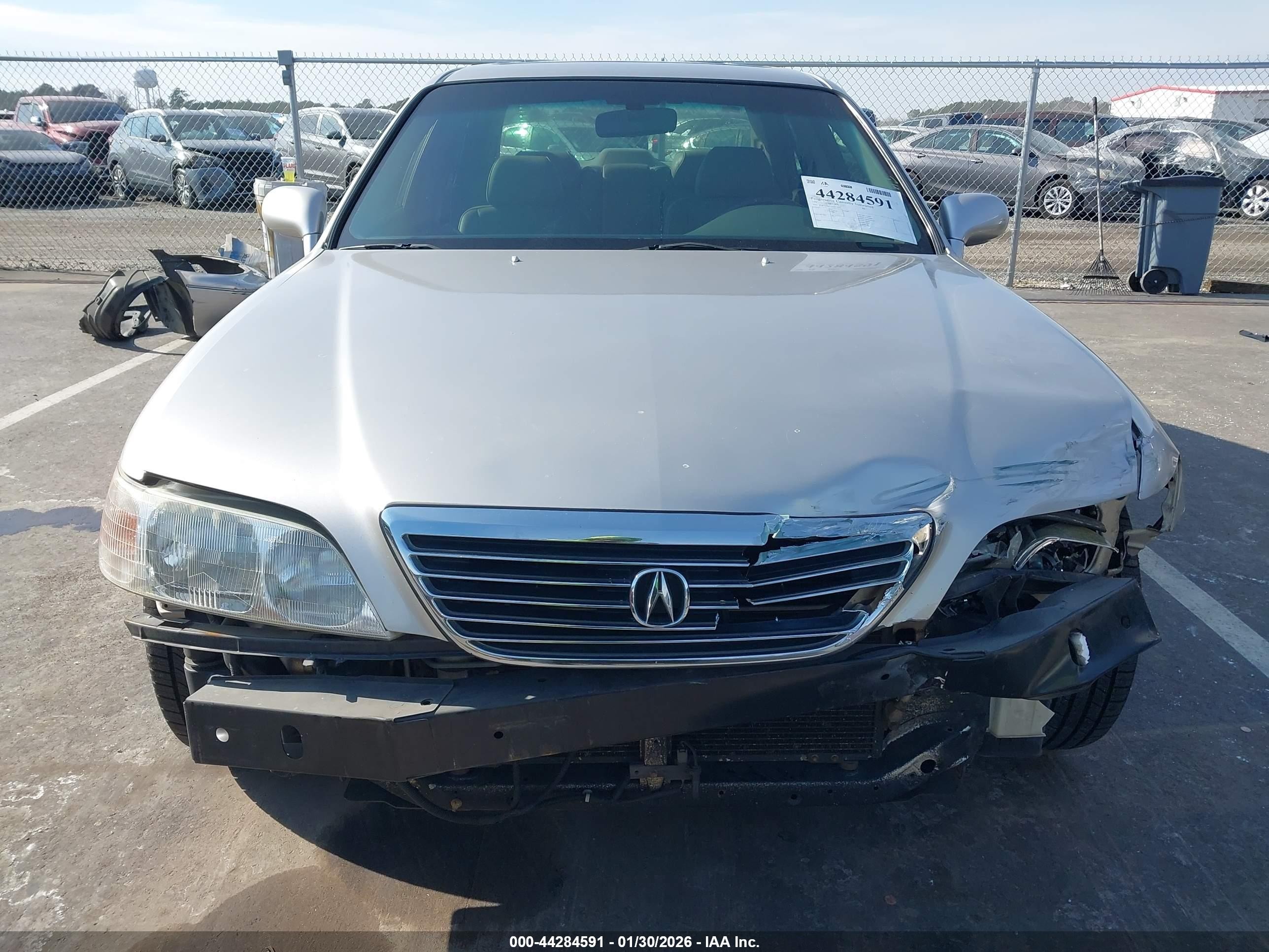 1997 Acura Rl 3.5 Silver vin: JH4KA9665VC013532