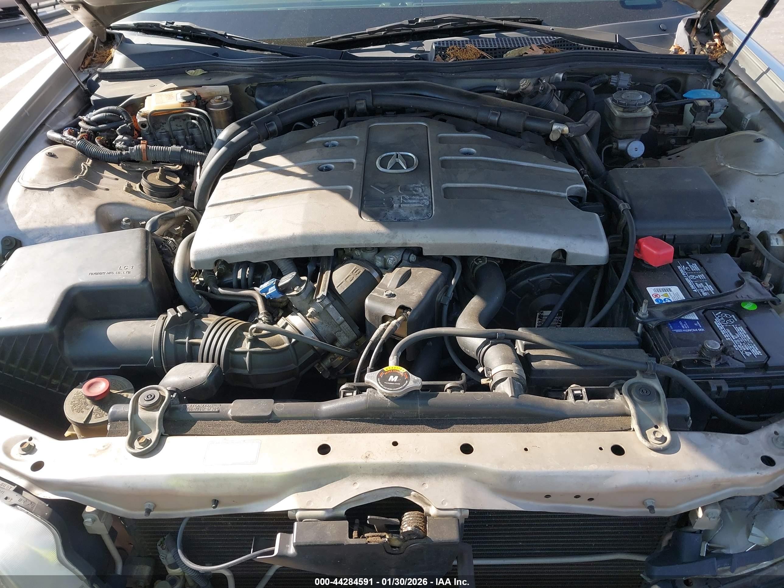 1997 Acura Rl 3.5 Silver vin: JH4KA9665VC013532