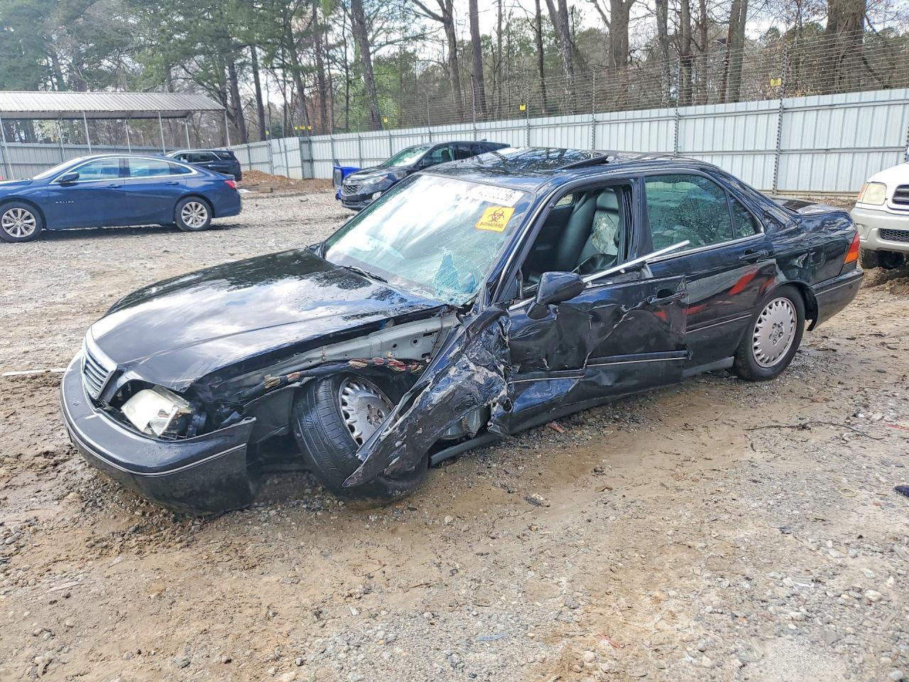 1997 Acura 3.5rl Black vin: JH4KA9667VC014567