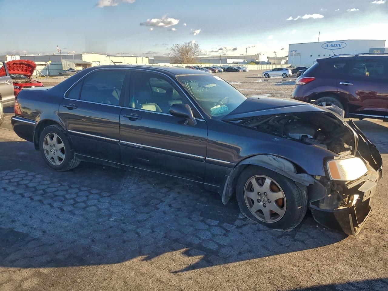 2002 Acura 3.5rl Black vin: JH4KA96682C003833