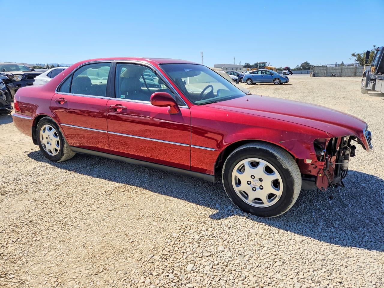 2000 Acura 3.5rl Burgundy vin: JH4KA9668YC013514