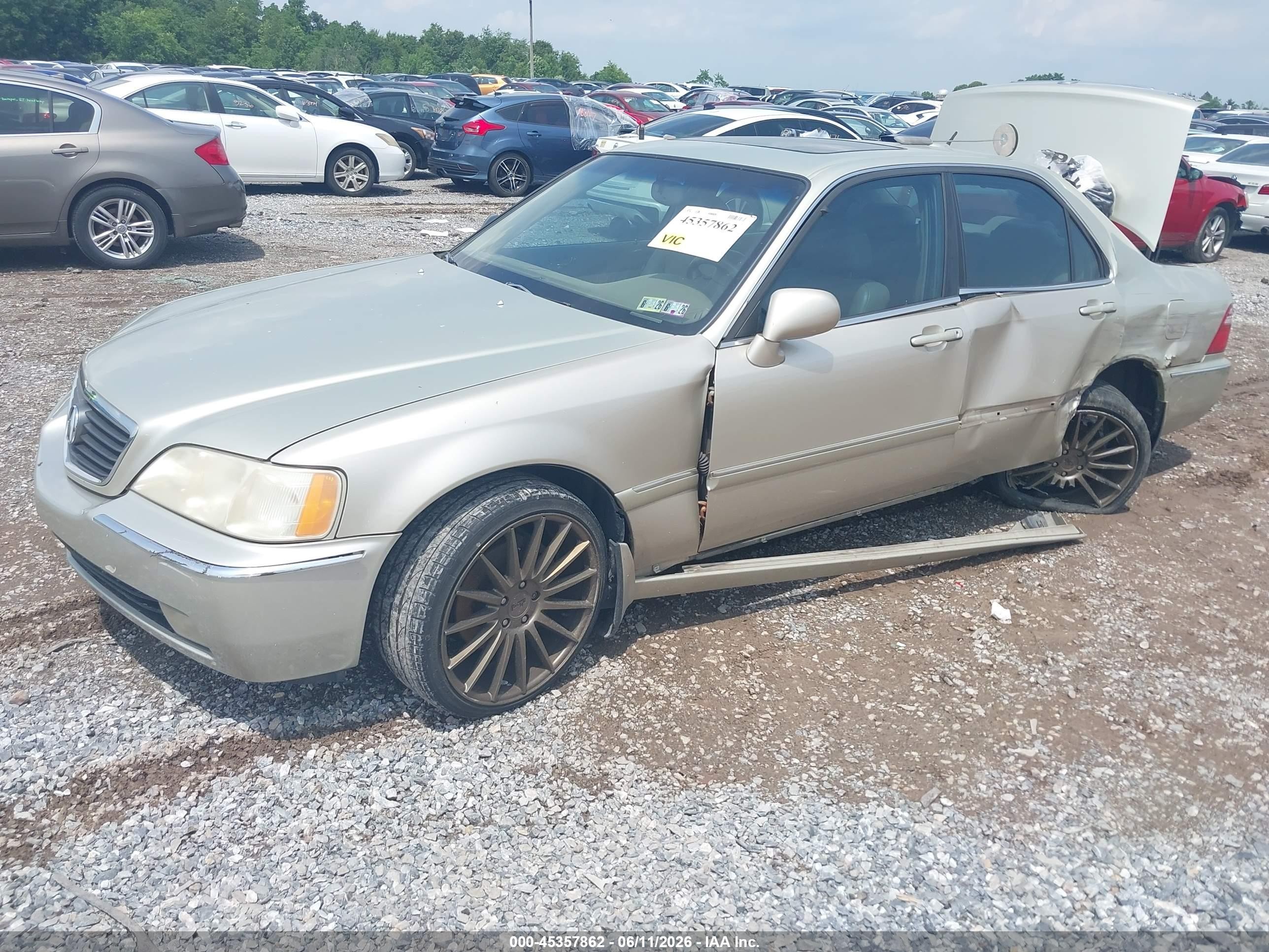 2004 Acura Rl 3.5 Gold vin: JH4KA96694C002984
