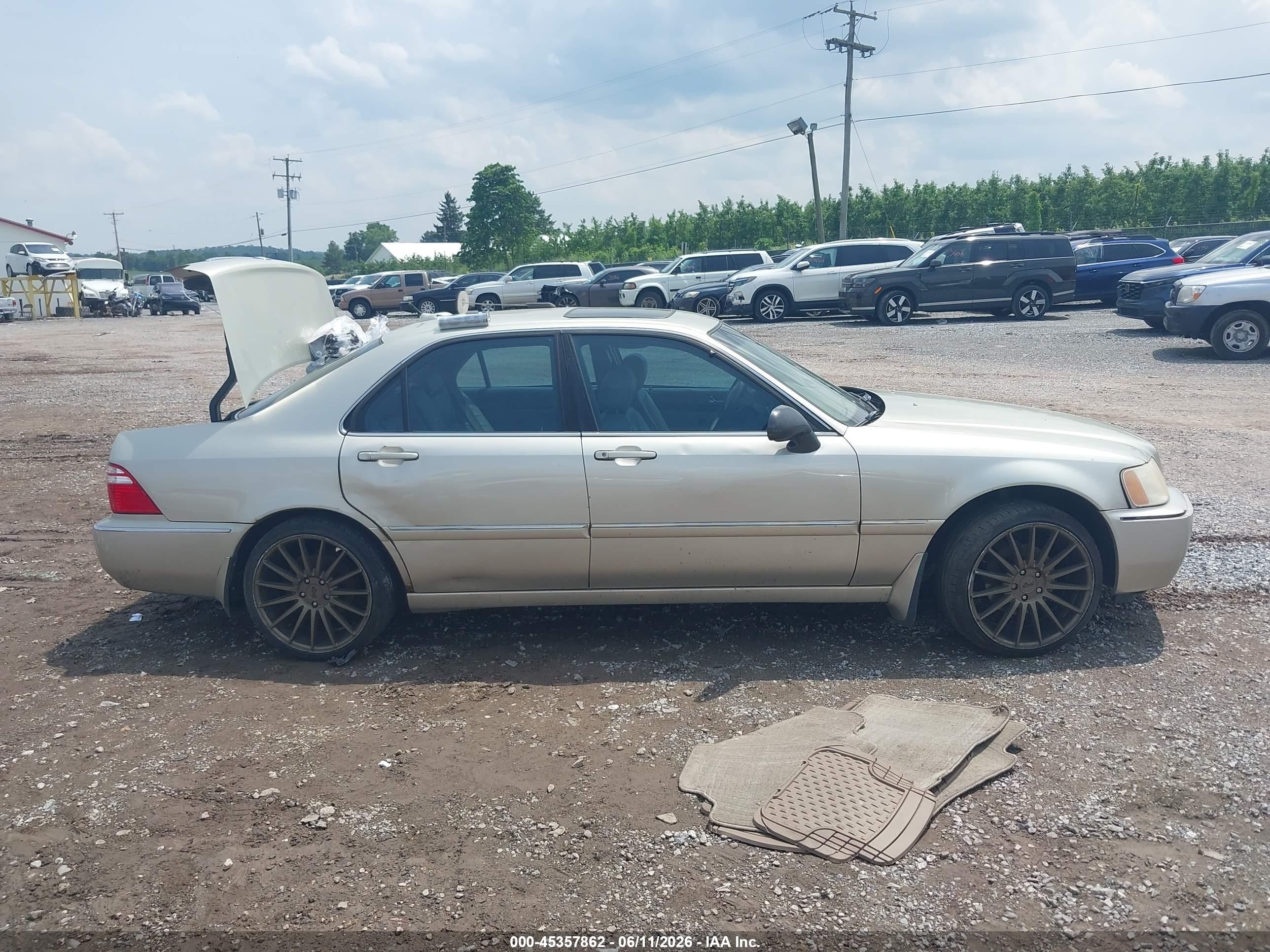2004 Acura Rl 3.5 Gold vin: JH4KA96694C002984