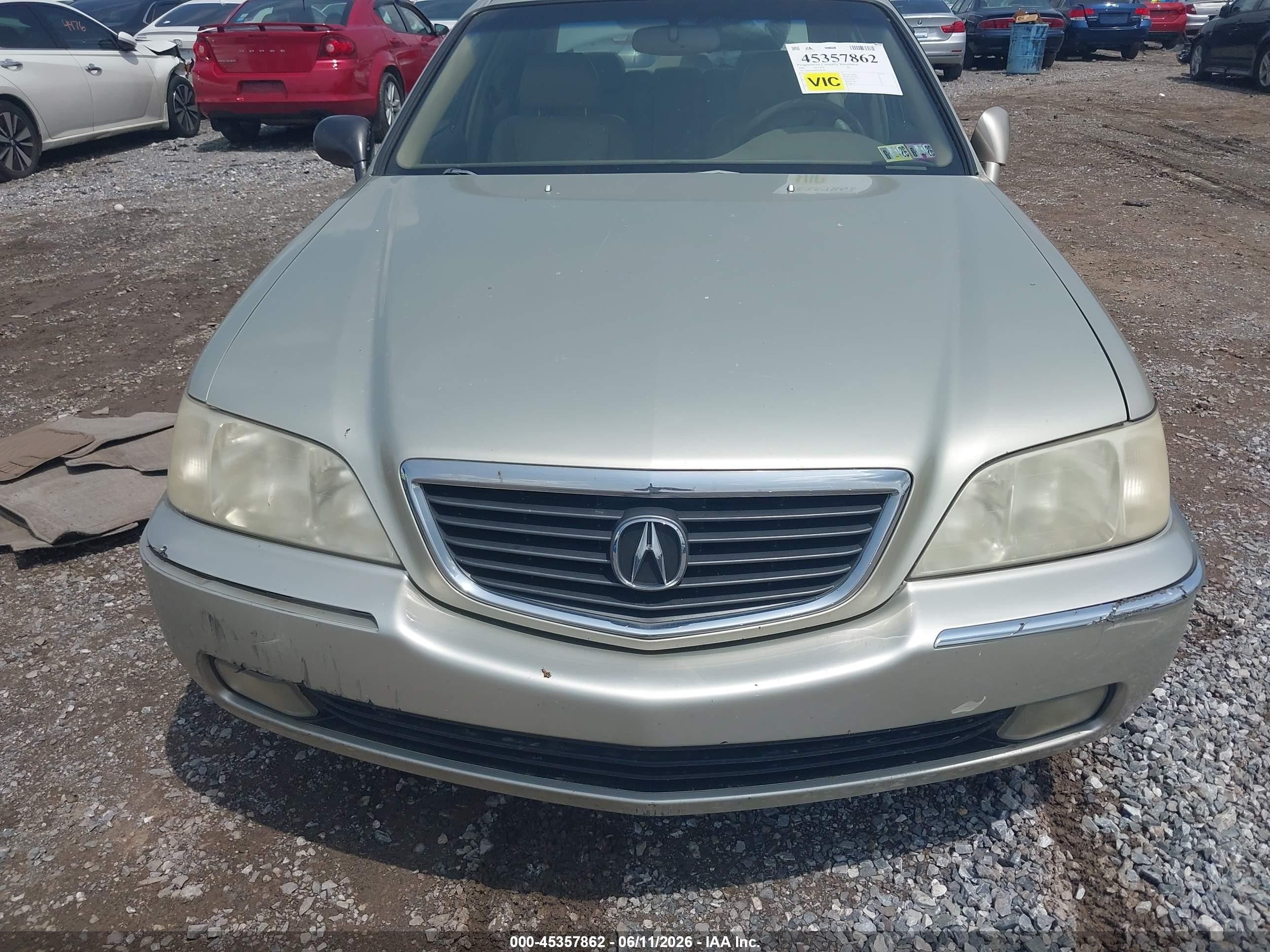 2004 Acura Rl 3.5 Gold vin: JH4KA96694C002984