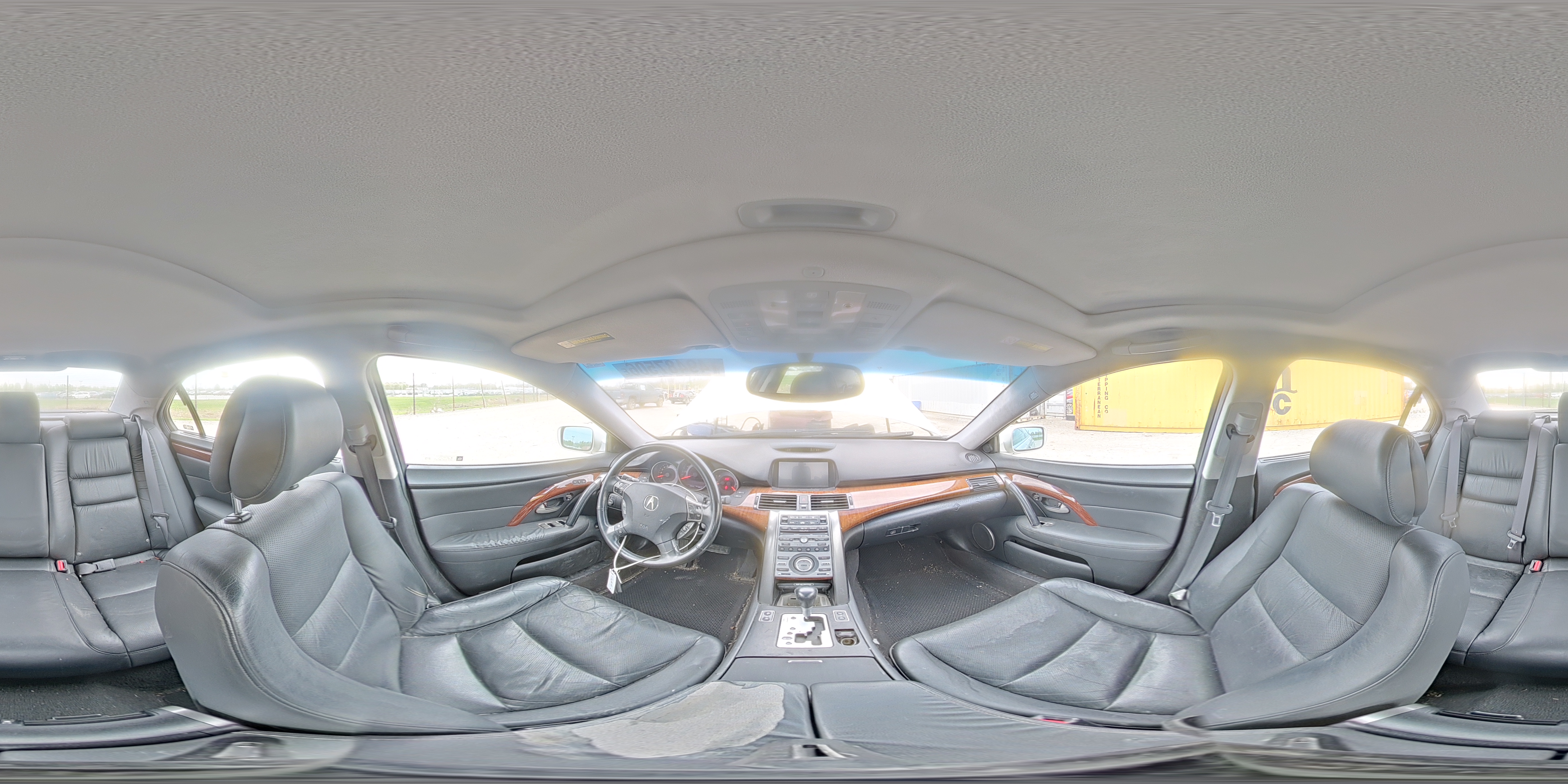 2005 Acura Rl Silver vin: JH4KB16505C009815