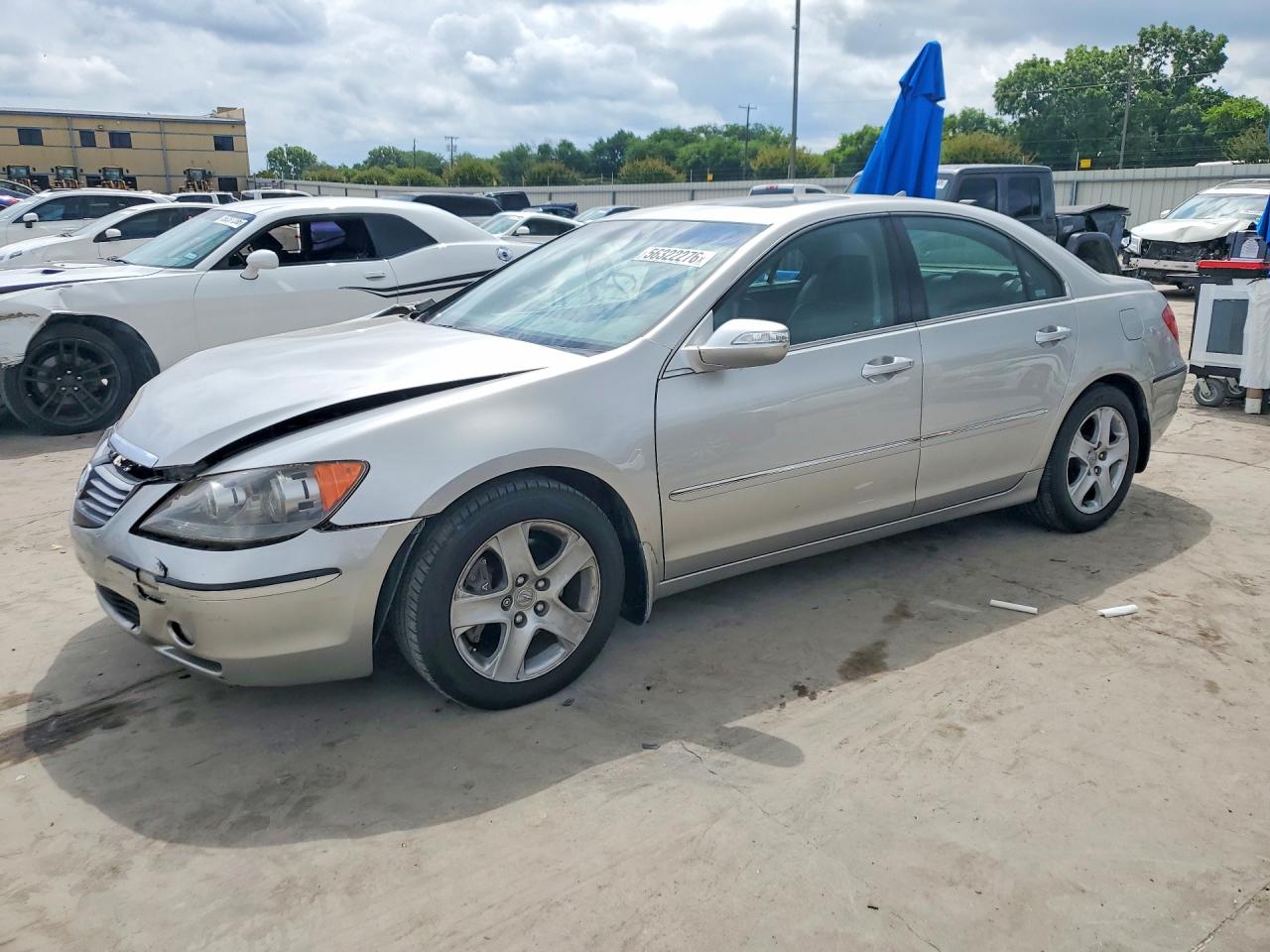 2006 Acura Rl Silver vin: JH4KB16506C007239