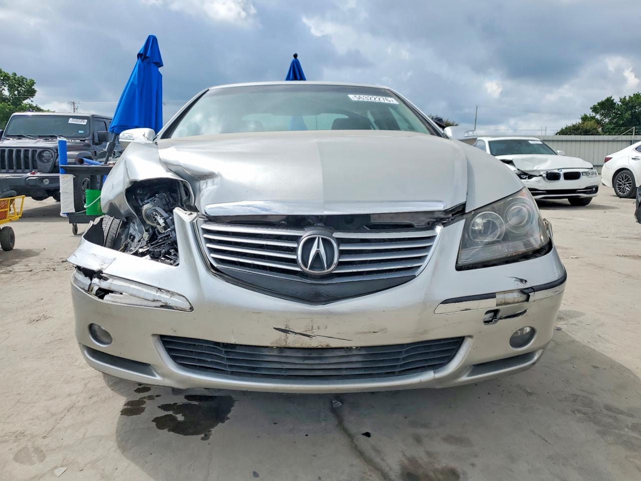 2006 Acura Rl Silver vin: JH4KB16506C007239