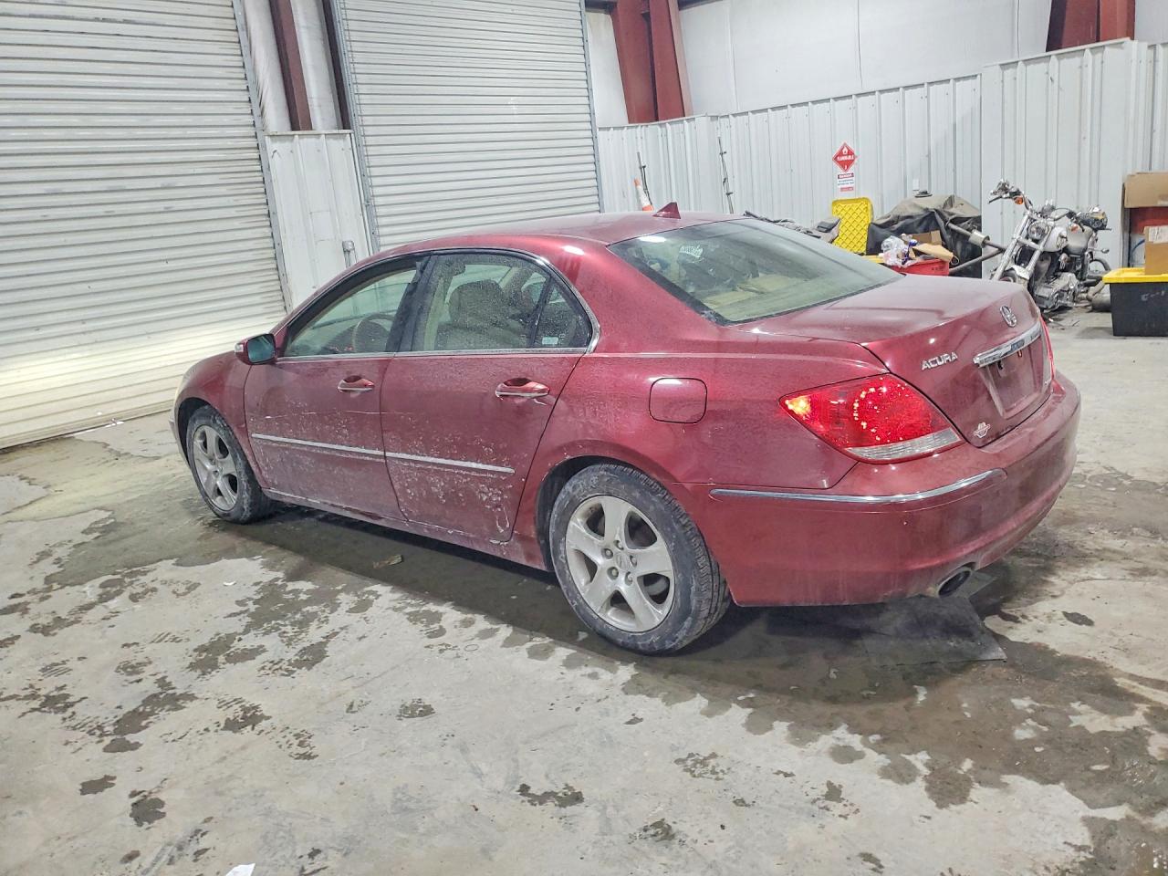 2008 Acura Rl Burgundy vin: JH4KB16508C003386