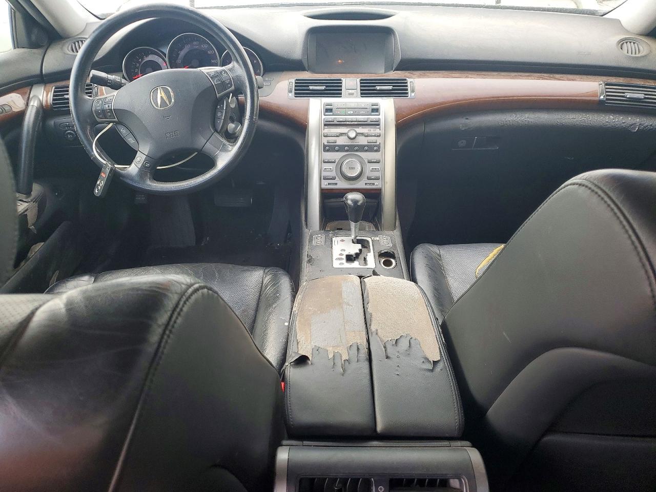 2005 Acura Rl White vin: JH4KB16515C015686