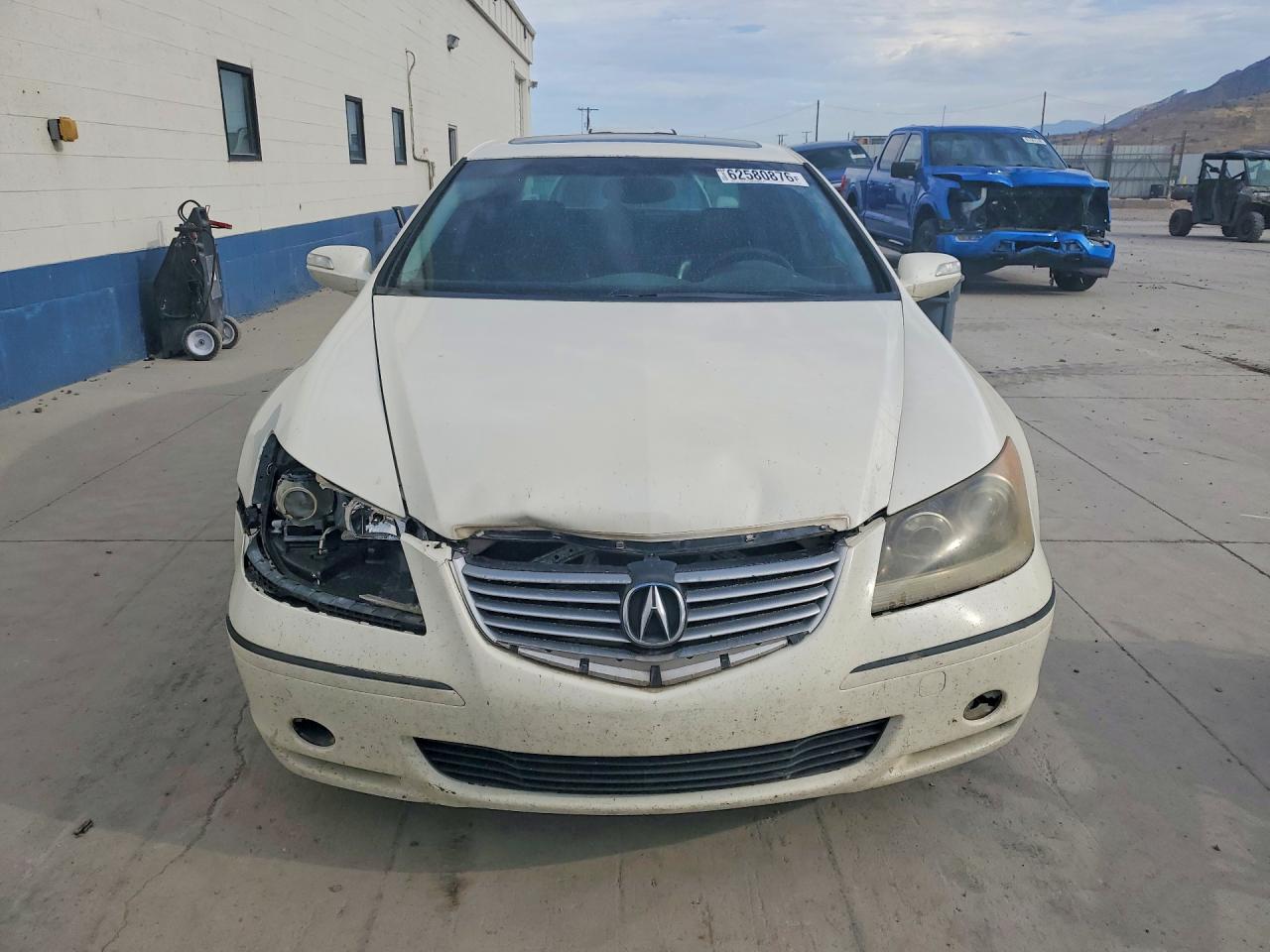 2005 Acura Rl White vin: JH4KB16515C015686