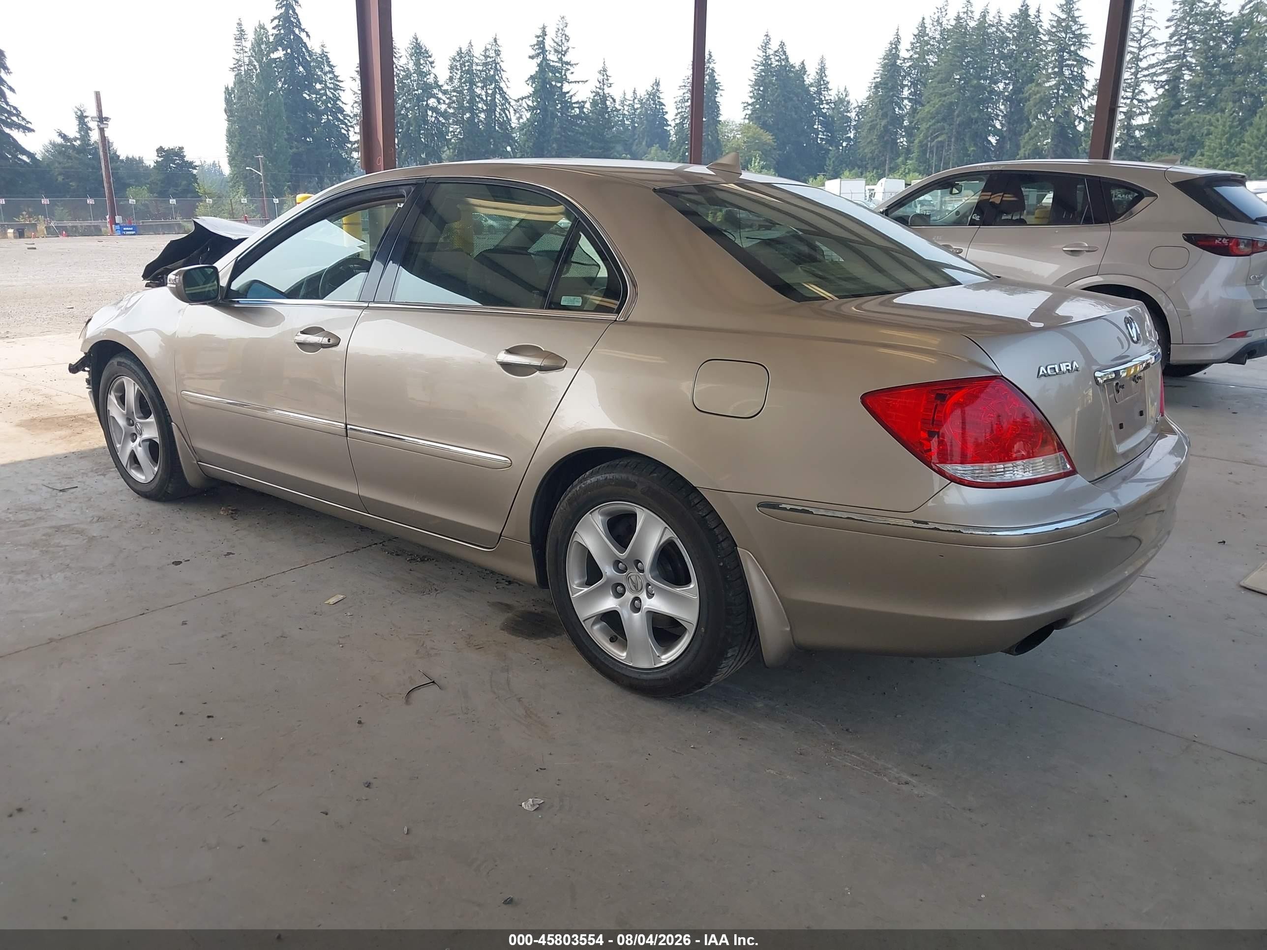 2005 Acura Rl 3.5 Beige vin: JH4KB16515C019771