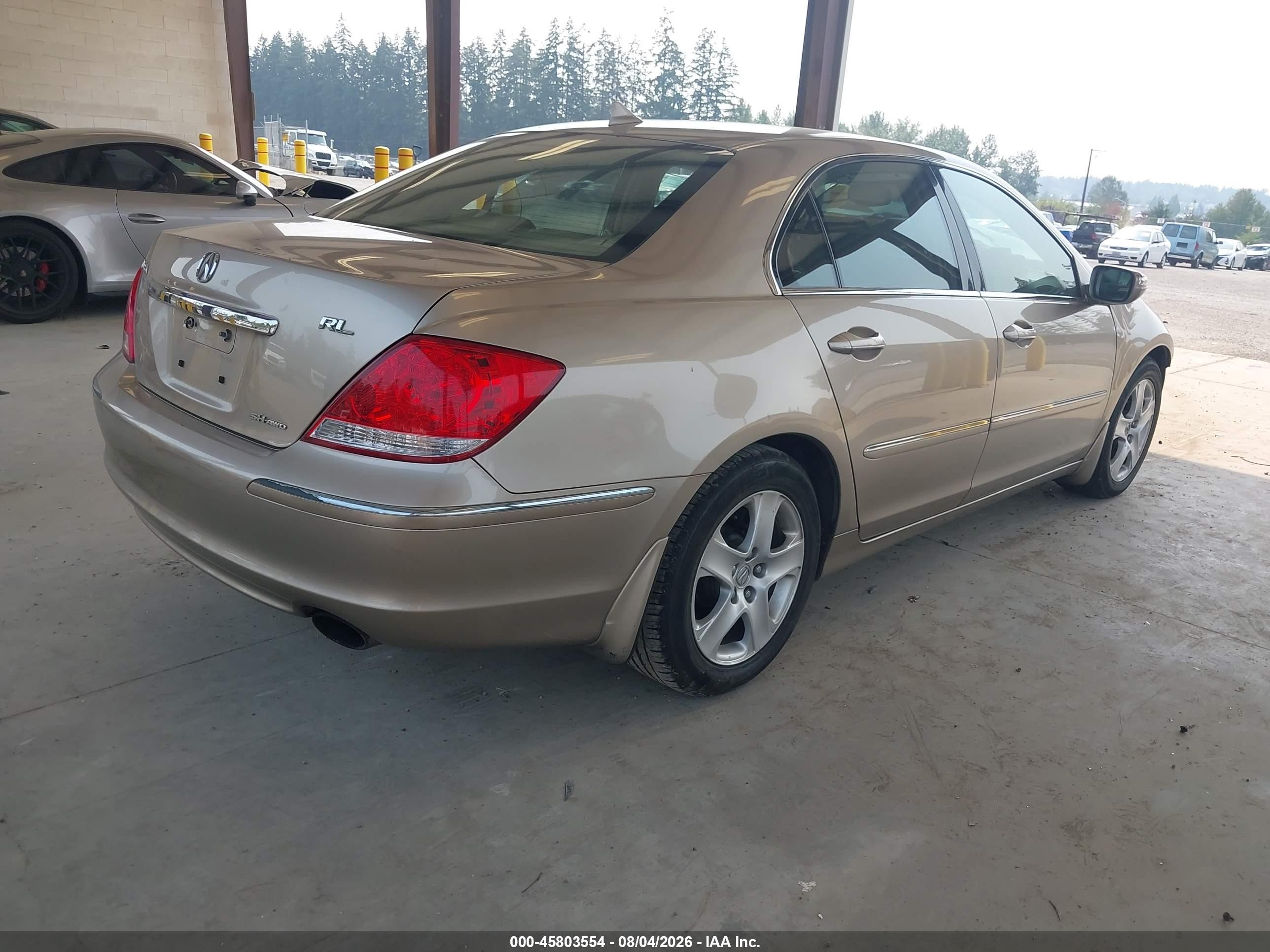 2005 Acura Rl 3.5 Beige vin: JH4KB16515C019771