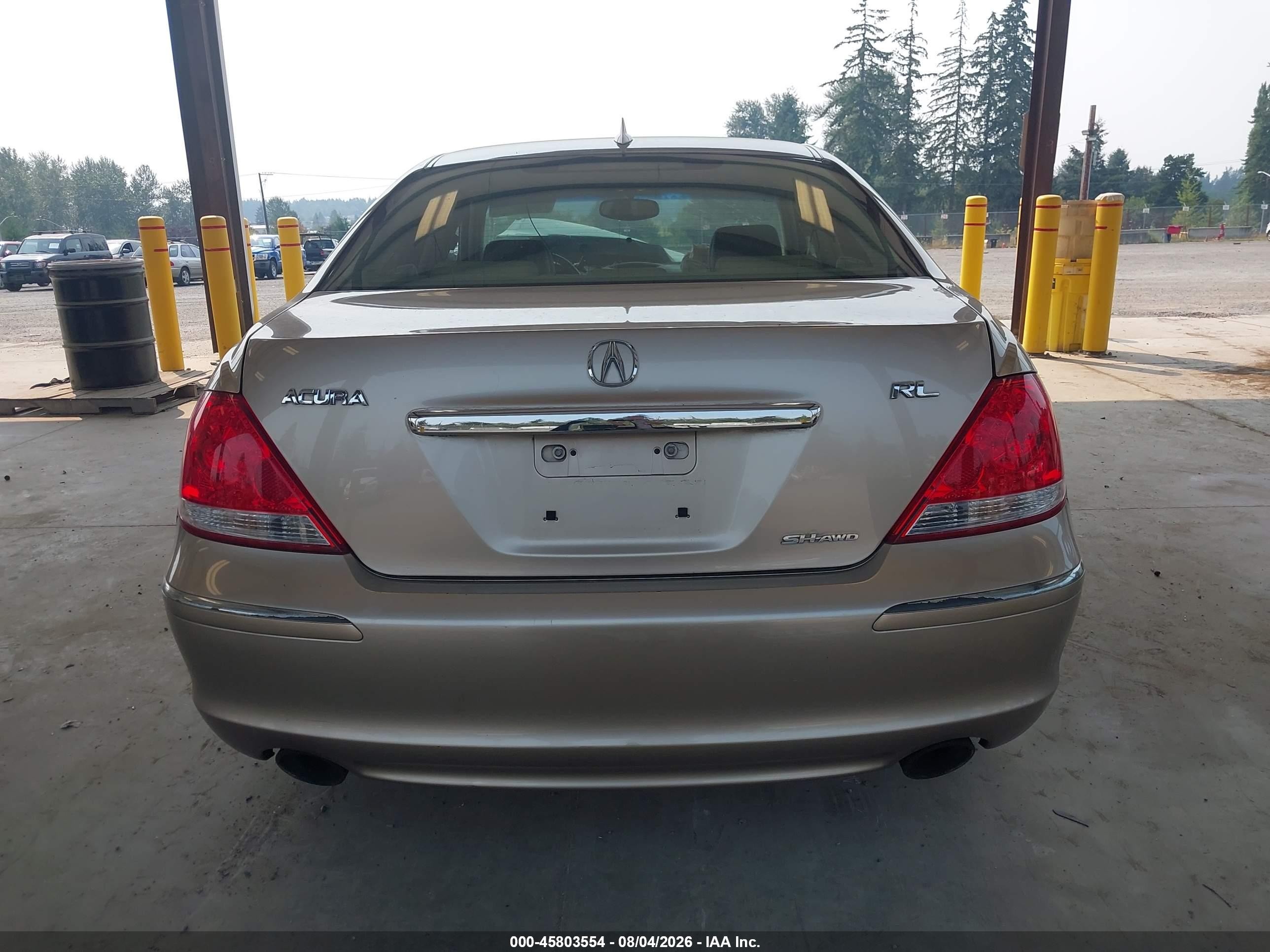 2005 Acura Rl 3.5 Beige vin: JH4KB16515C019771