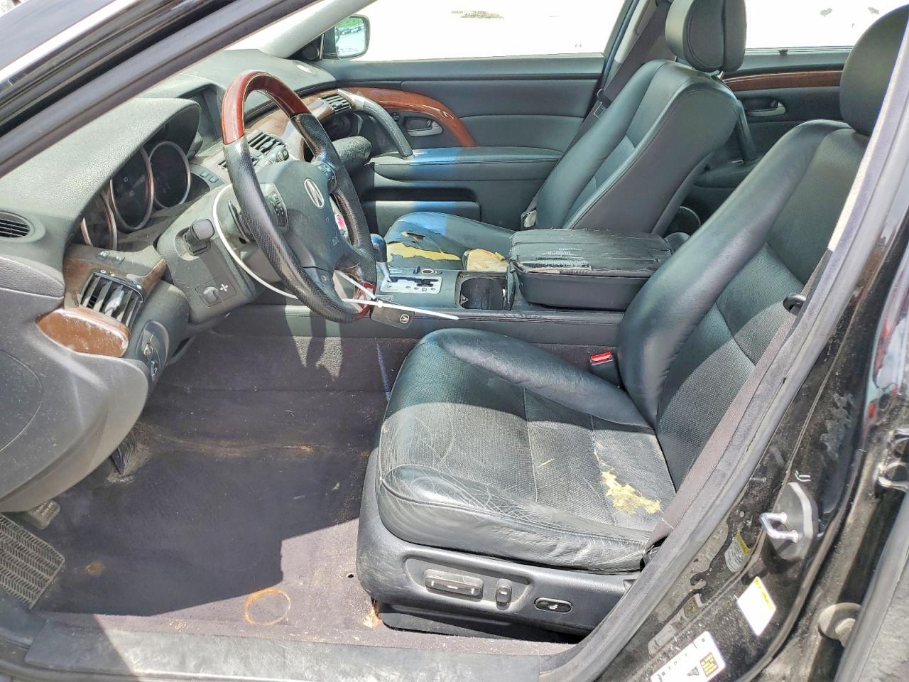 2006 Acura Rl Черный vin: JH4KB16516C004253