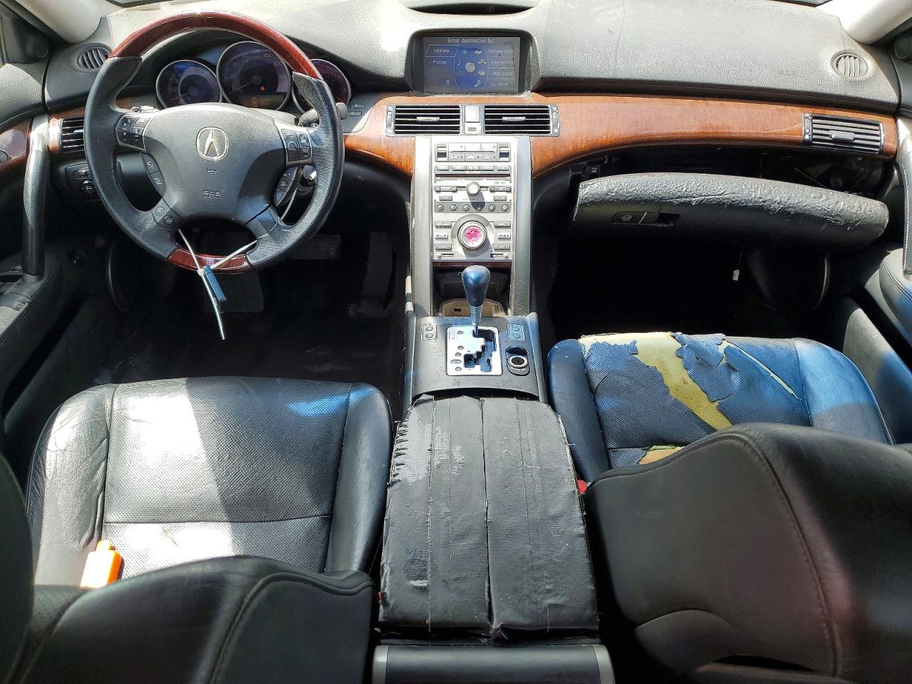 2006 Acura Rl Черный vin: JH4KB16516C004253