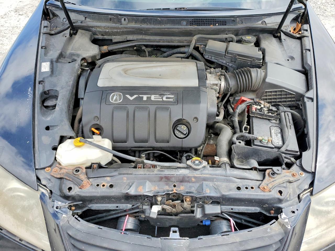 2006 Acura Rl Черный vin: JH4KB16516C004253