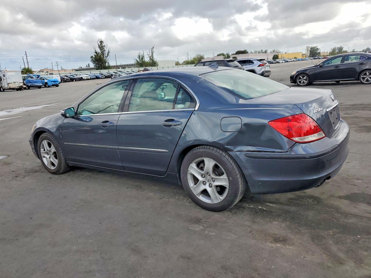 2006 Acura Rl Gray vin: JH4KB16516C006911