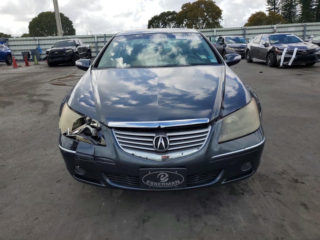 2006 Acura Rl Gray vin: JH4KB16516C006911