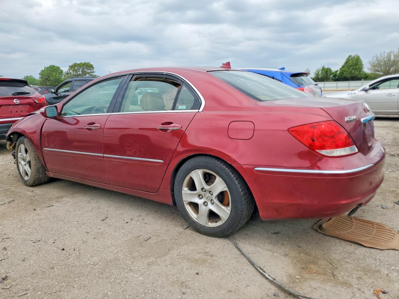 2006 Acura Rl Maroon vin: JH4KB16516C009288