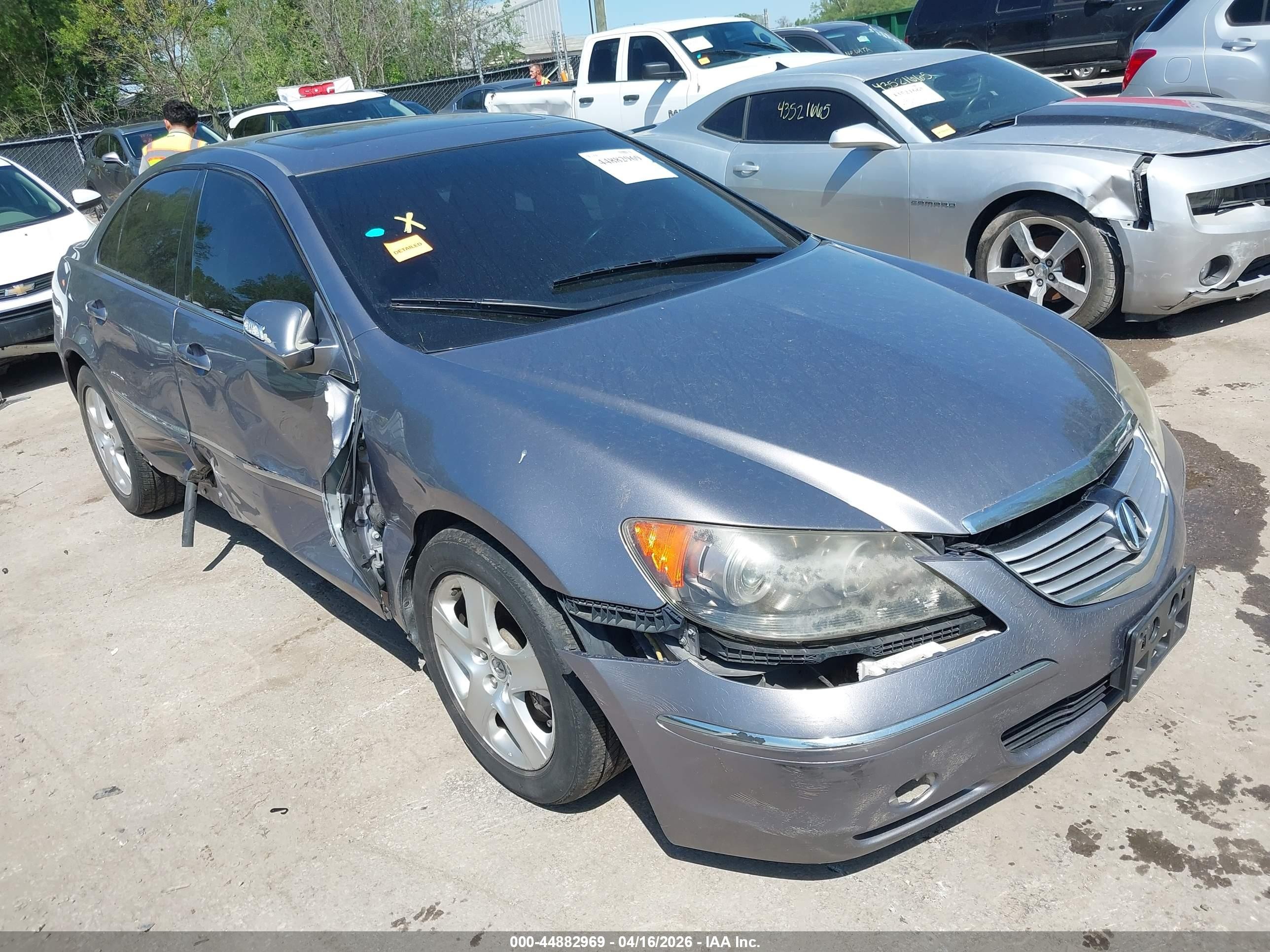 2007 Acura Rl 3.5 Серый vin: JH4KB16517C004075