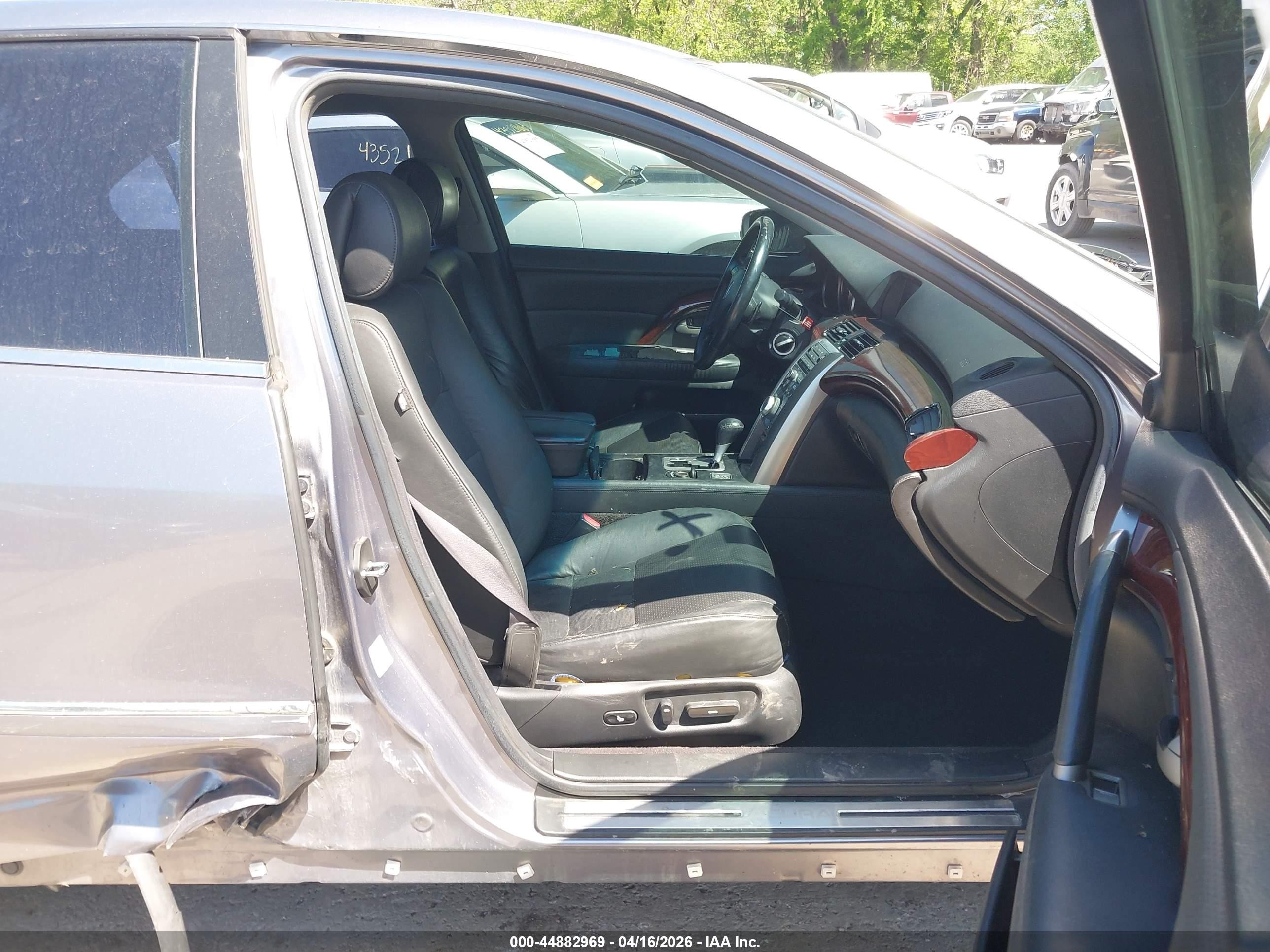 2007 Acura Rl 3.5 Серый vin: JH4KB16517C004075
