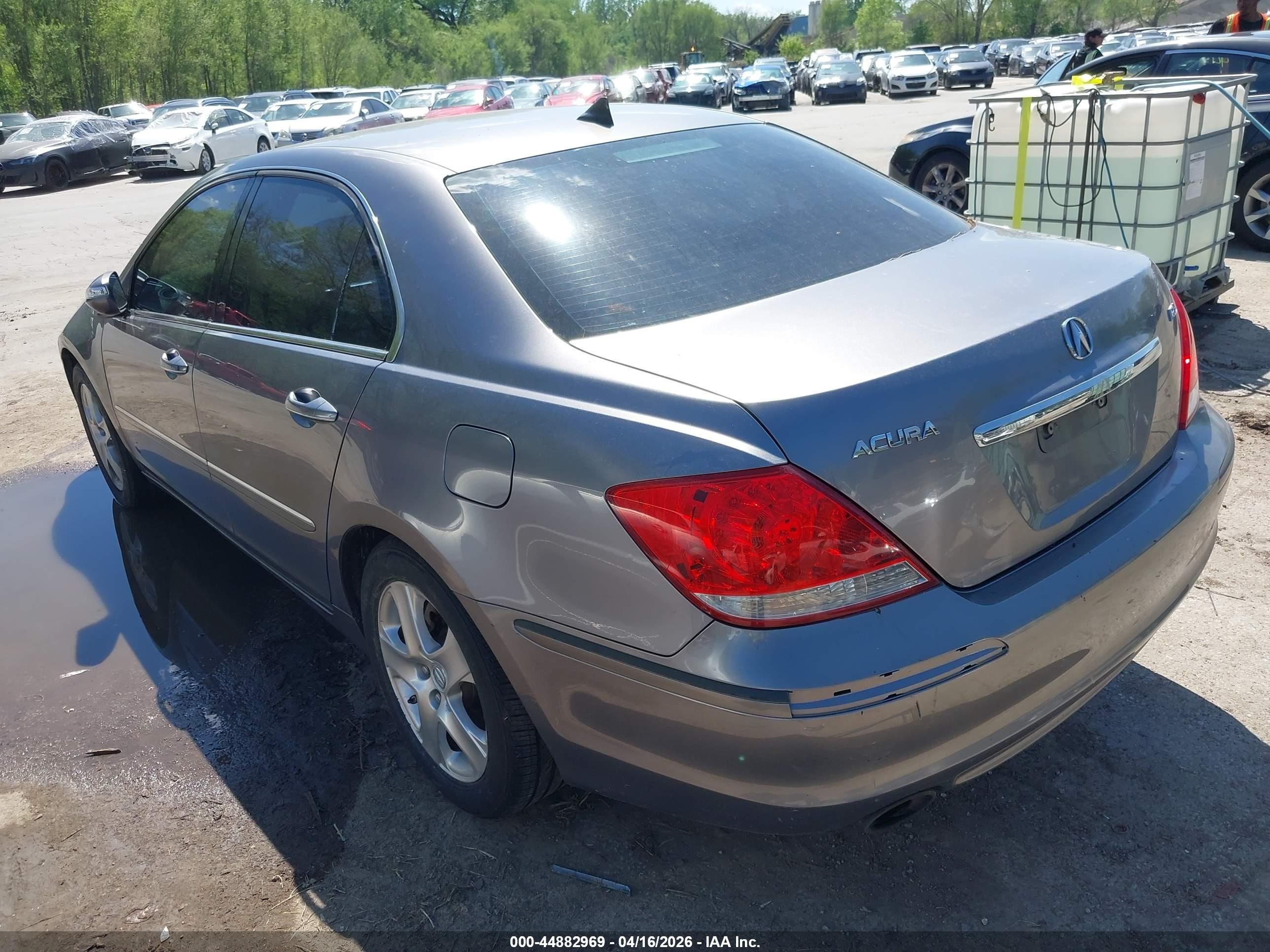 2007 Acura Rl 3.5 Серый vin: JH4KB16517C004075