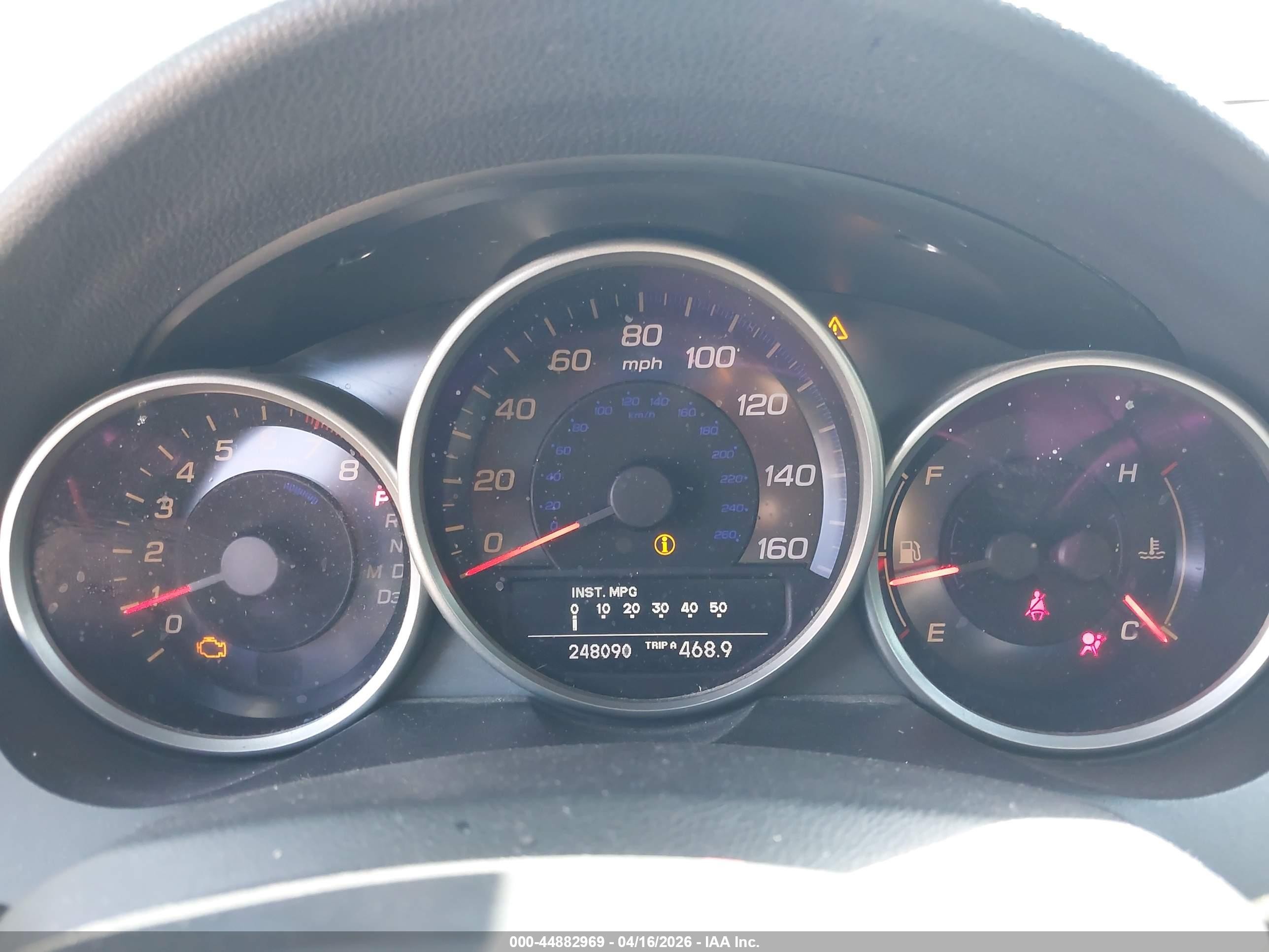 2007 Acura Rl 3.5 Серый vin: JH4KB16517C004075