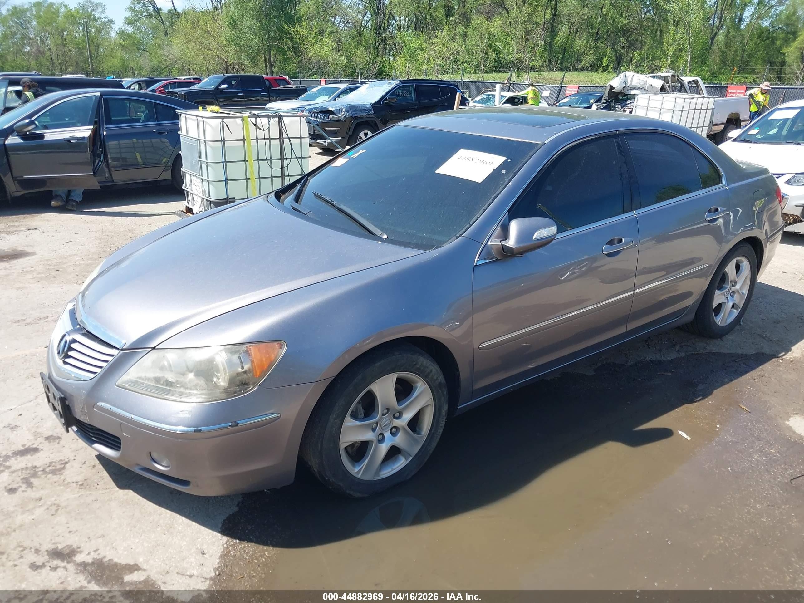 2007 Acura Rl 3.5 Серый vin: JH4KB16517C004075