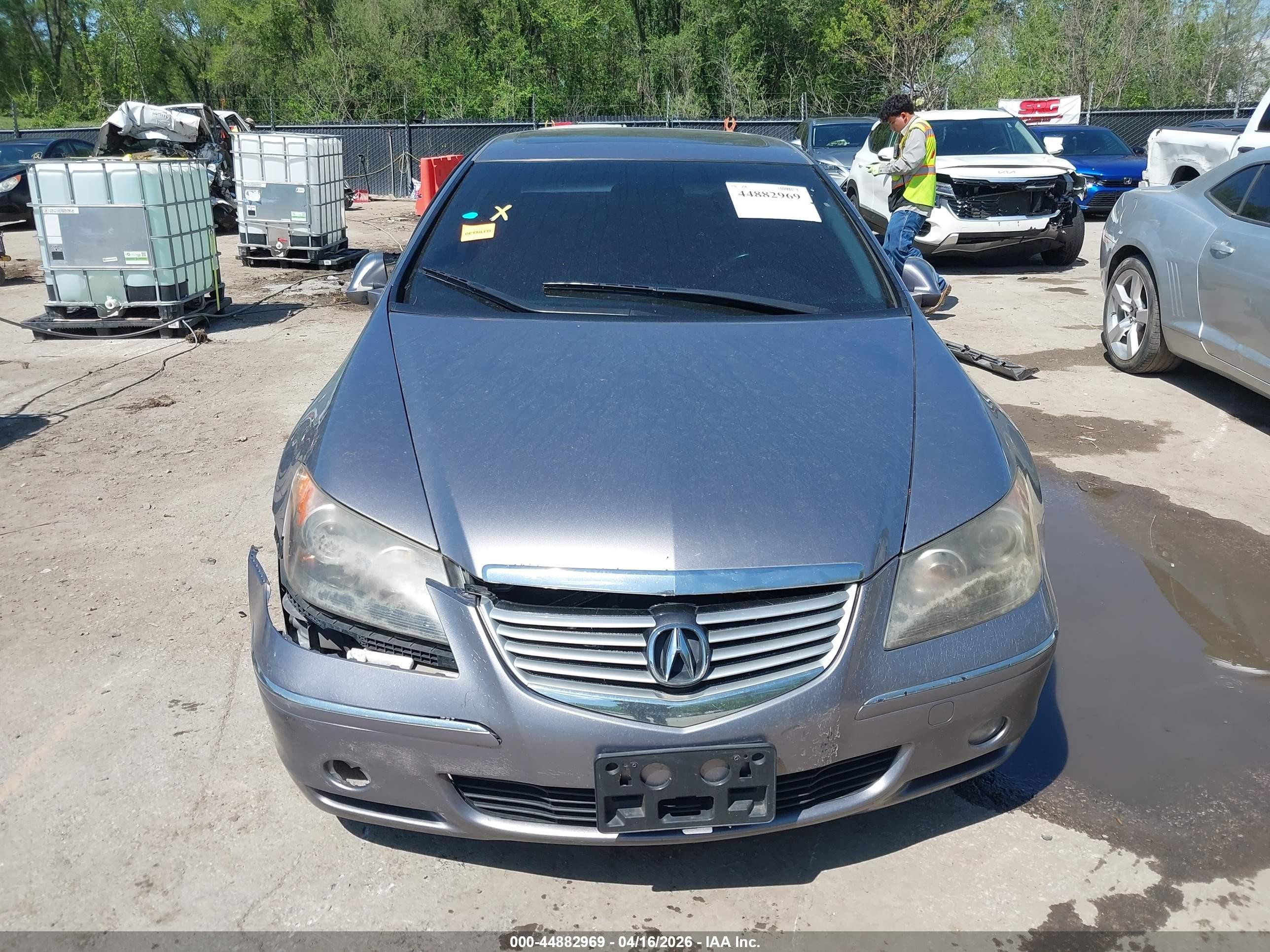2007 Acura Rl 3.5 Серый vin: JH4KB16517C004075