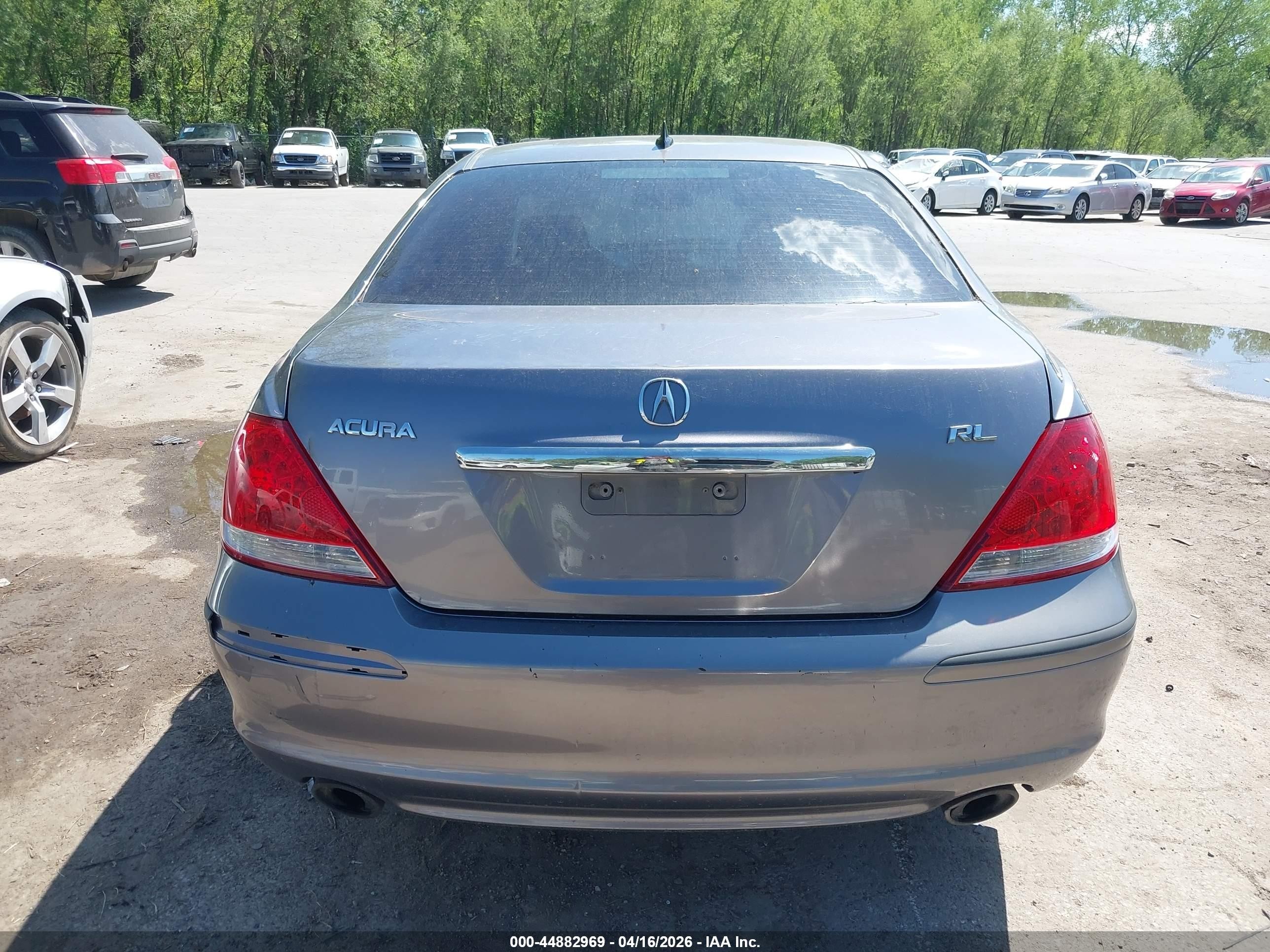 2007 Acura Rl 3.5 Серый vin: JH4KB16517C004075
