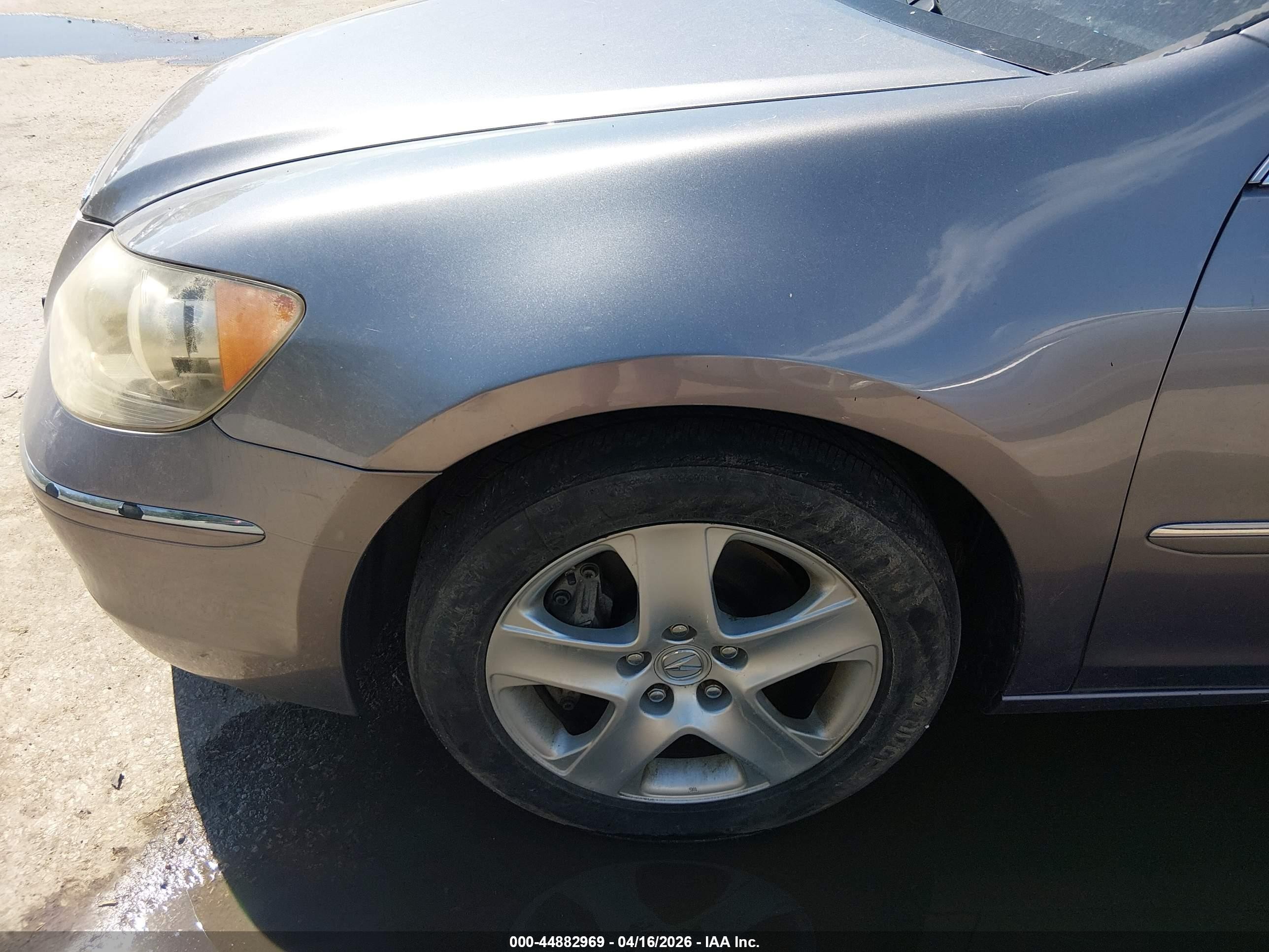 2007 Acura Rl 3.5 Серый vin: JH4KB16517C004075