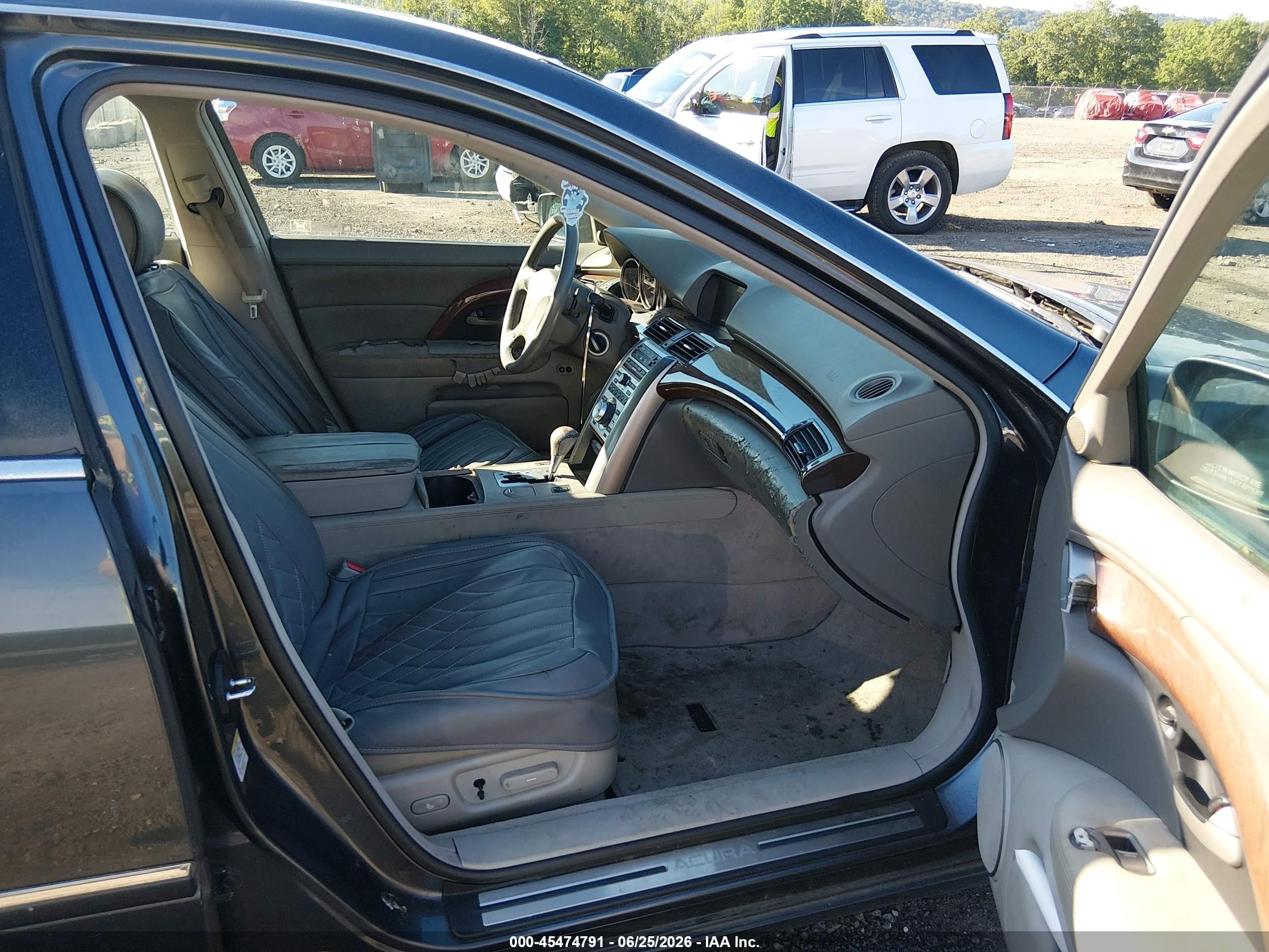 2005 Acura Rl 3.5 Gray vin: JH4KB16525C005118