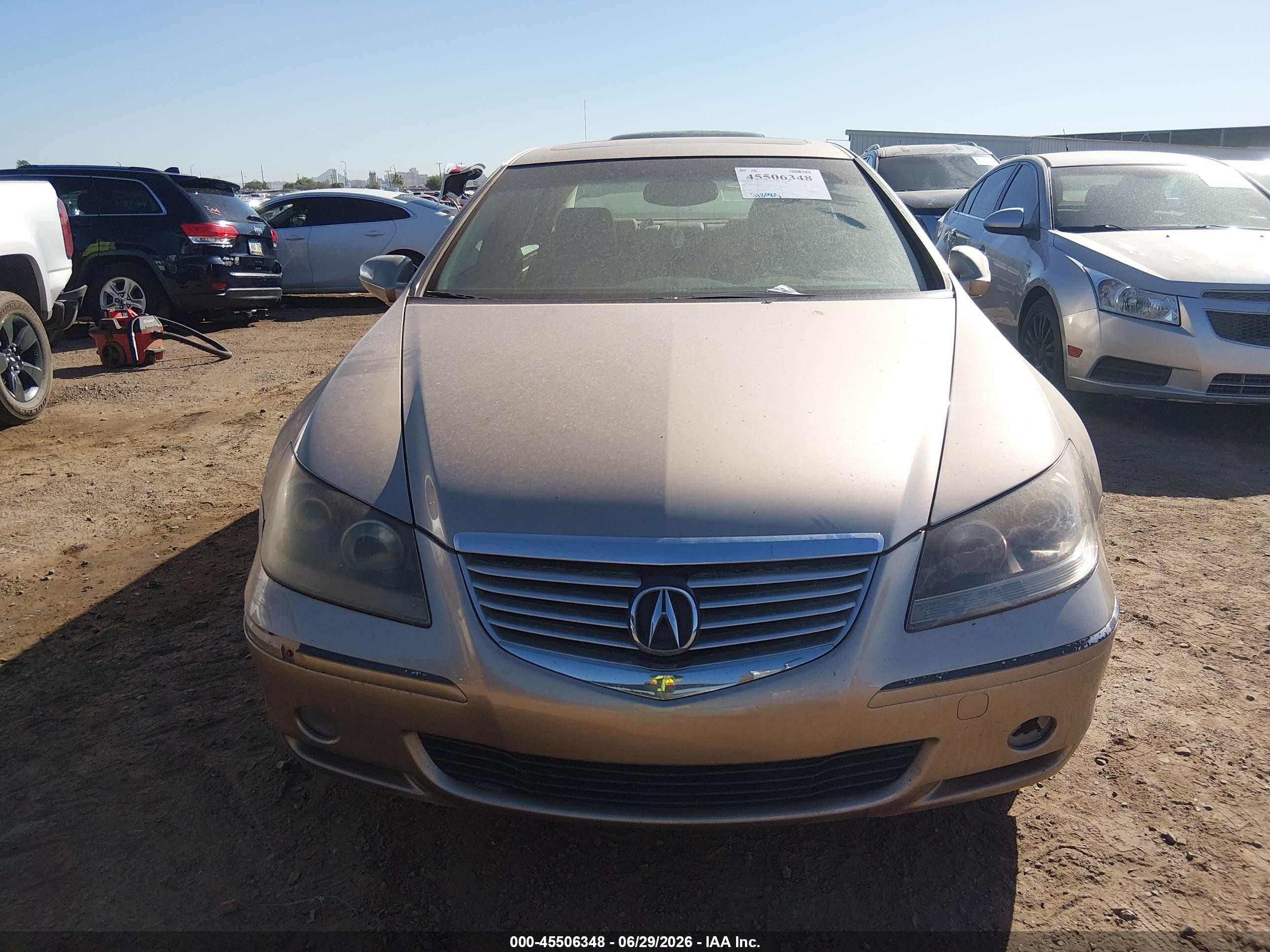 2005 Acura Rl 3.5 Gold vin: JH4KB16525C007788