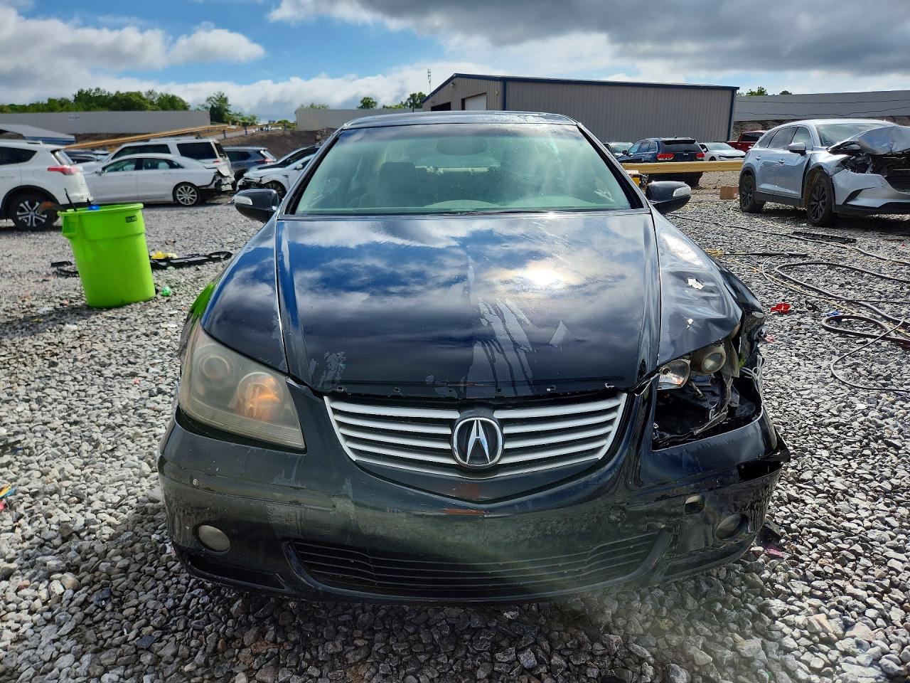 2008 Acura Rl Black vin: JH4KB16528C002143