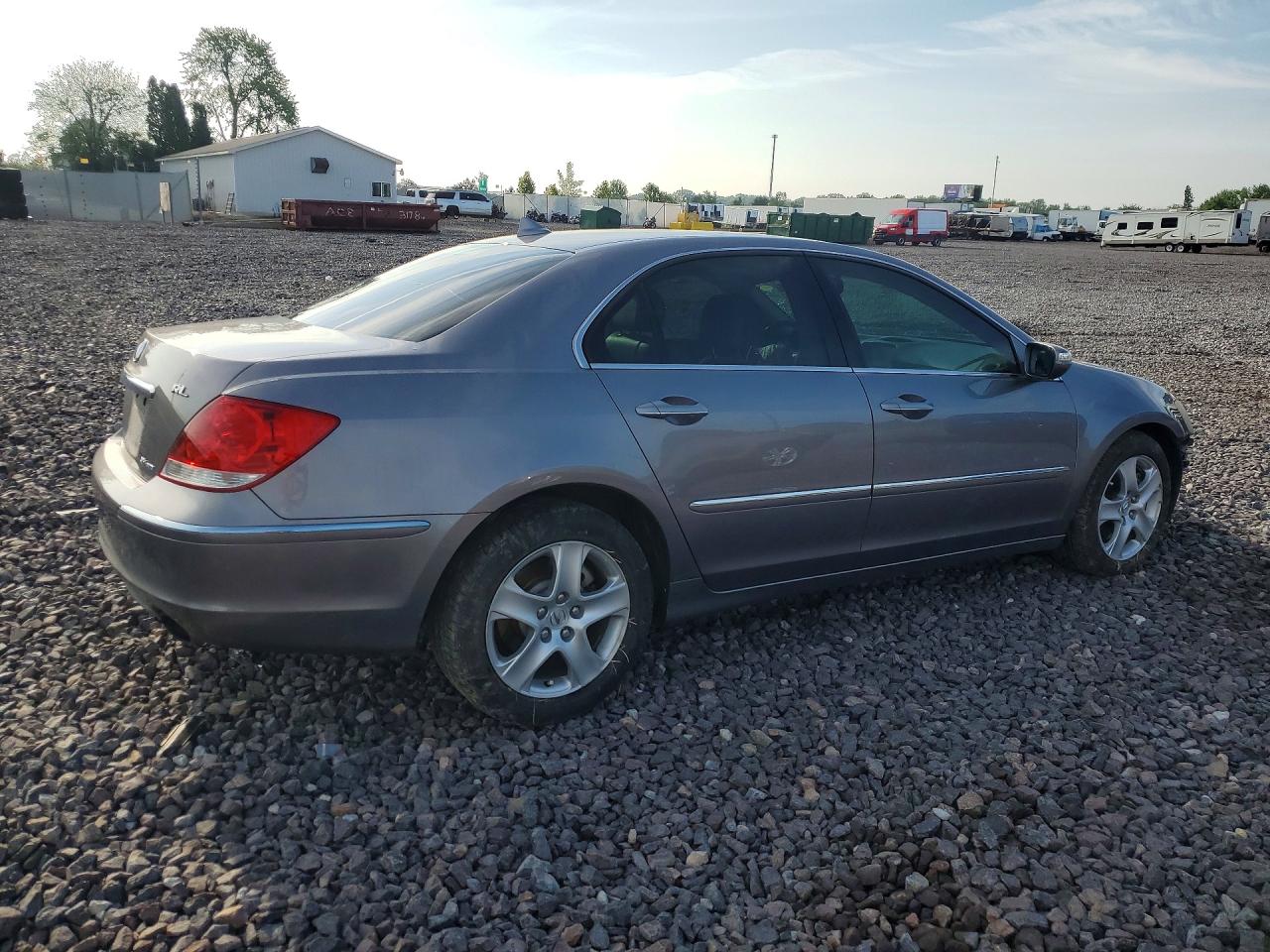 2005 Acura Rl Gray vin: JH4KB16535C001238