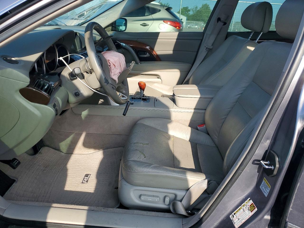 2005 Acura Rl Gray vin: JH4KB16535C001238