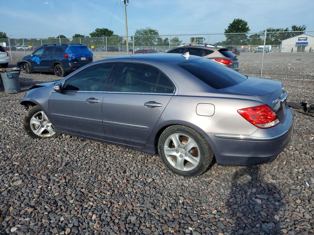 2005 Acura Rl Gray vin: JH4KB16535C001238