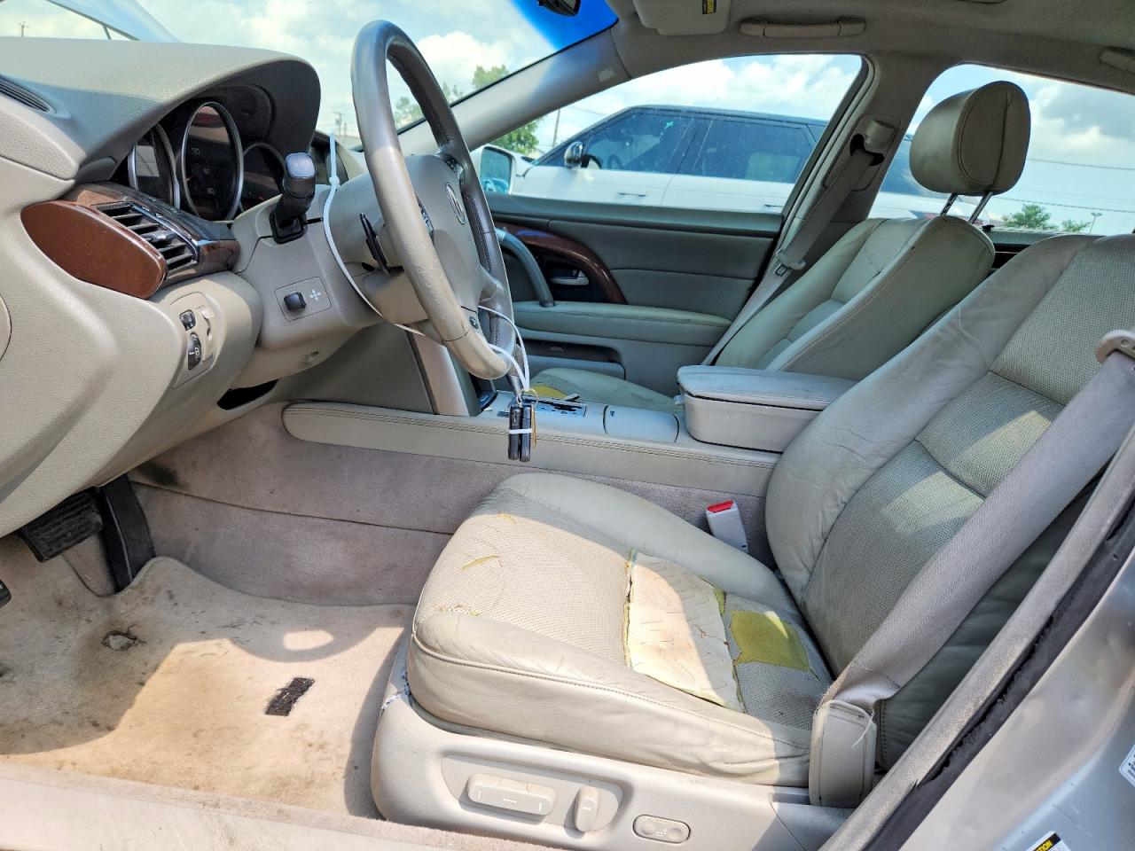 2005 Acura Rl Silver vin: JH4KB16535C012207