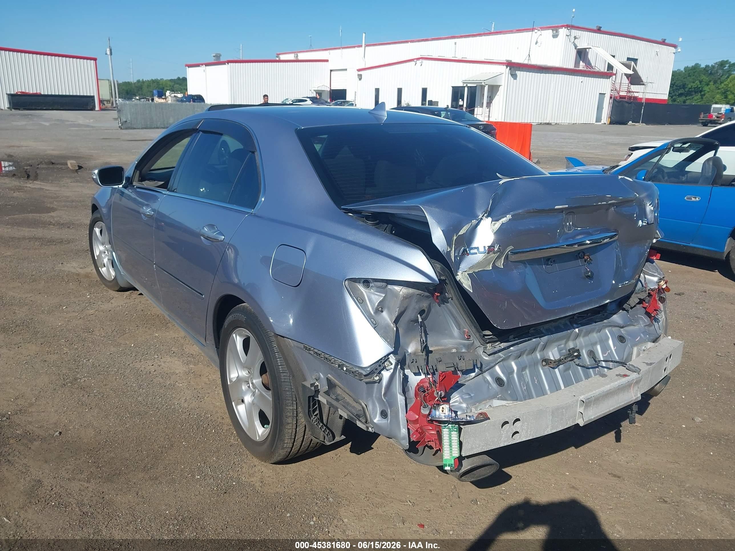 2005 Acura Rl 3.5 Silver vin: JH4KB16535C014331