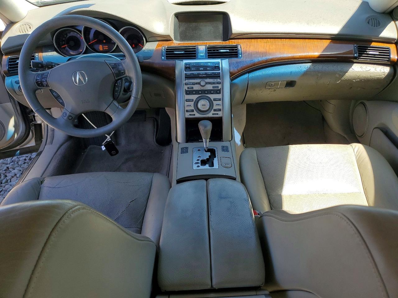 2005 Acura Rl Silver vin: JH4KB16535C020453